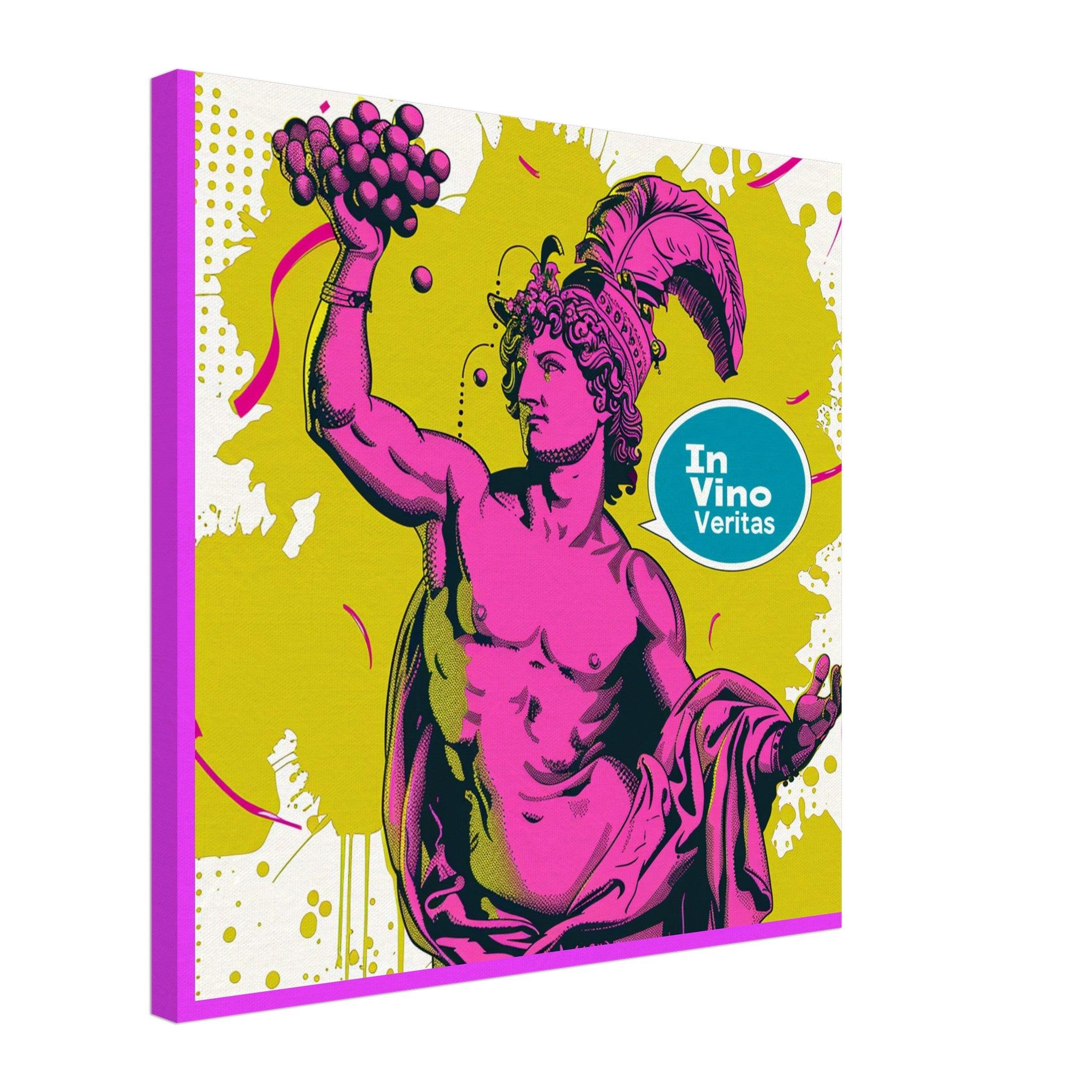 Bacchus Wine Art Canvas