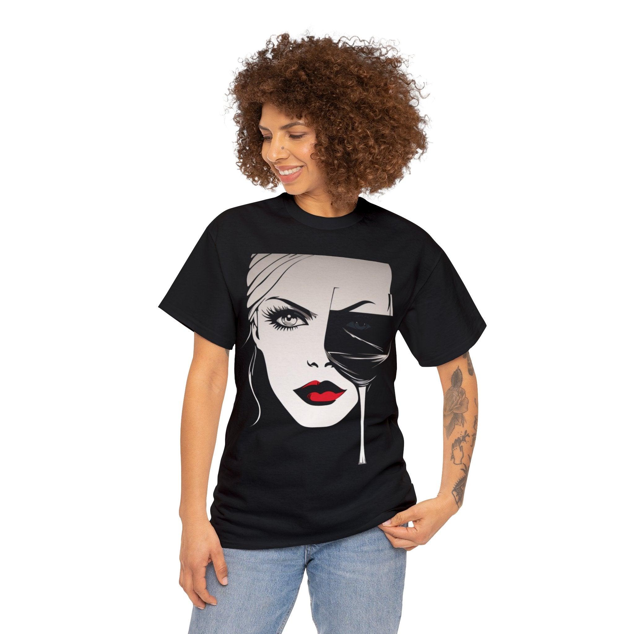Wine Enchantress: A Toast to Elegance" Unisex Tee - Heavy Cotton - SOMM DIGI