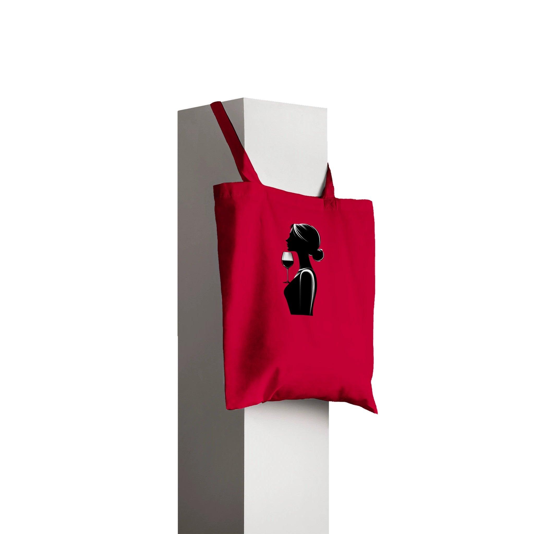 Elegant Wine Connoisseur Cotton Tote Bag - SOMM DIGI