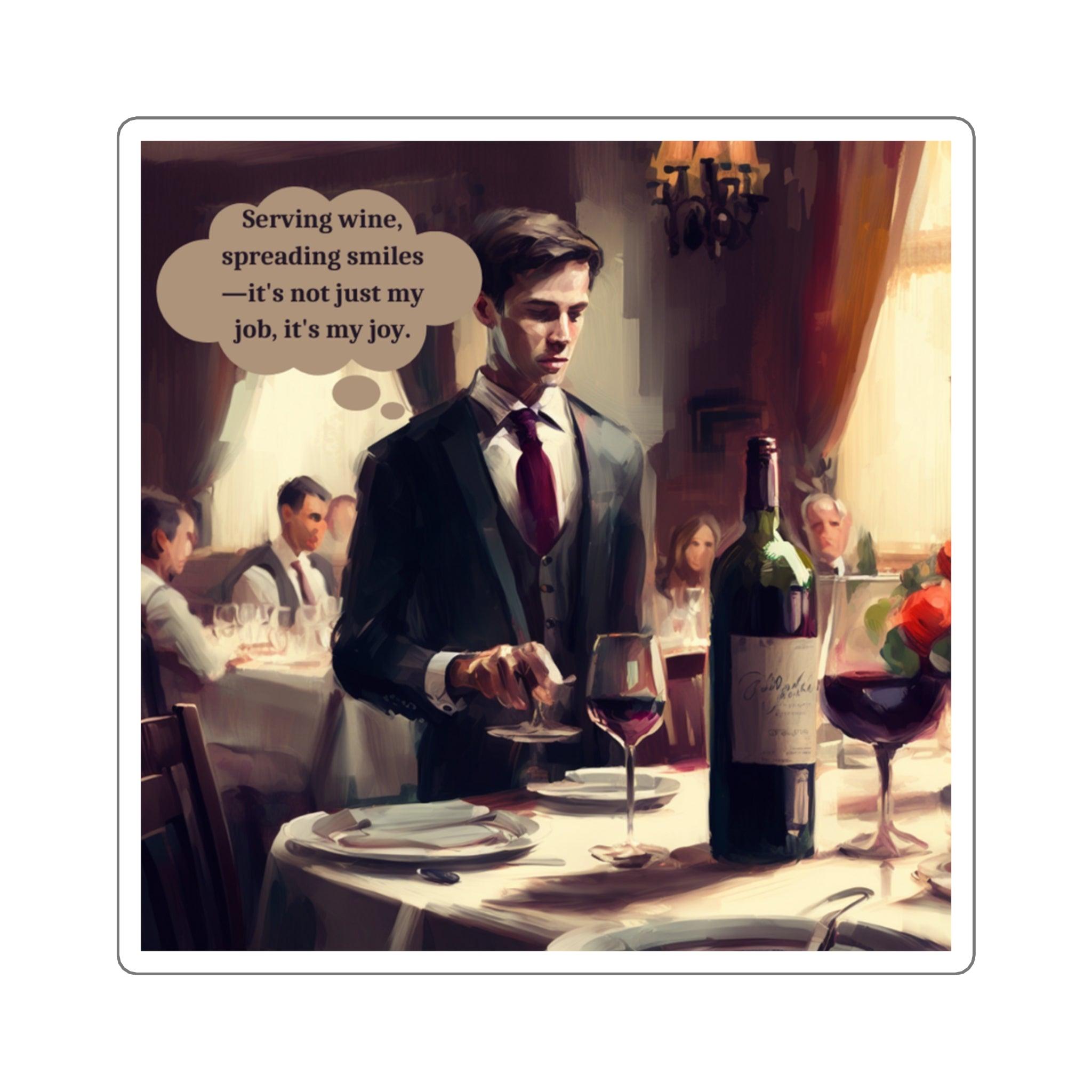 Sommelier Square Stickers - SOMM DIGI