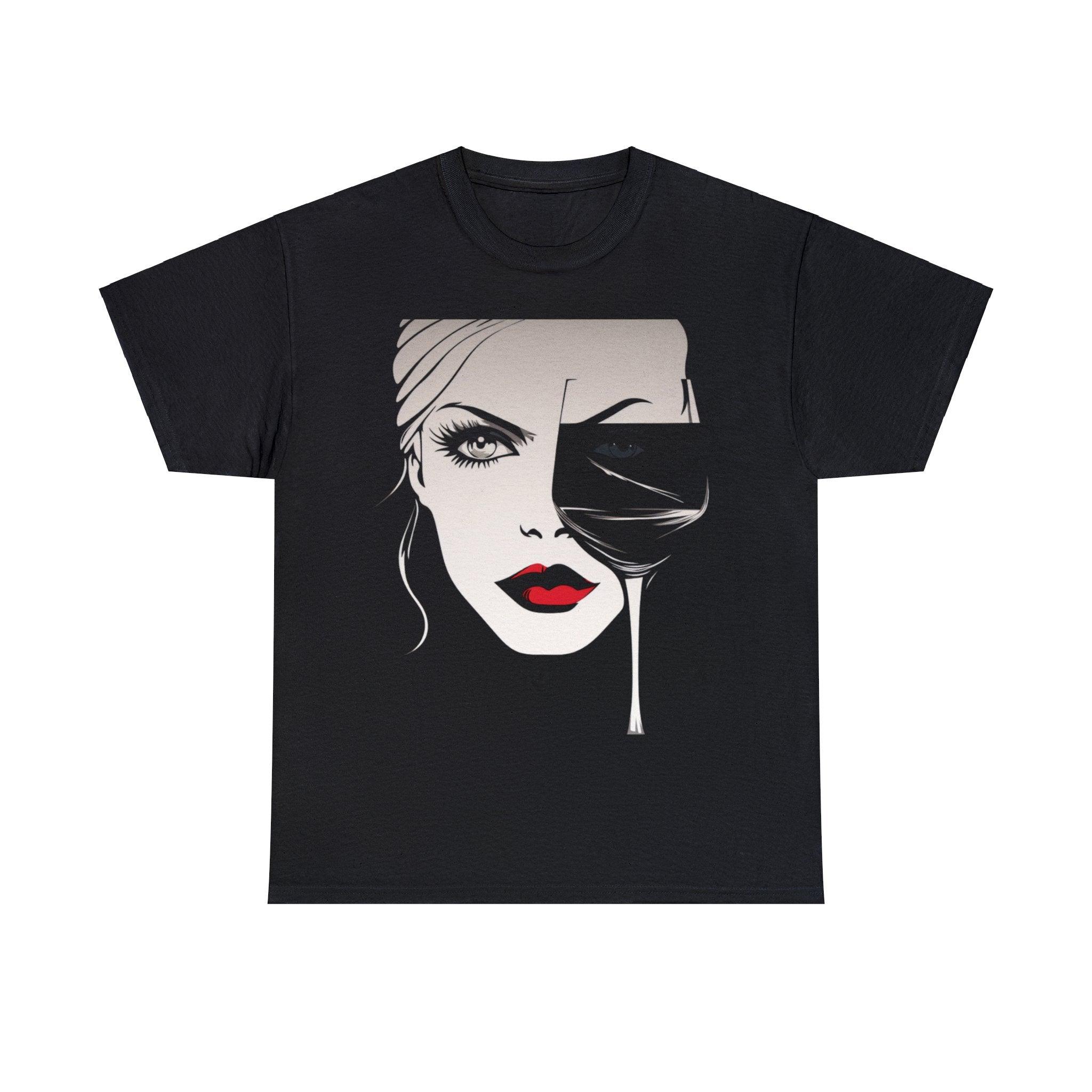 Wine Enchantress: A Toast to Elegance" Unisex Tee - Heavy Cotton - SOMM DIGI