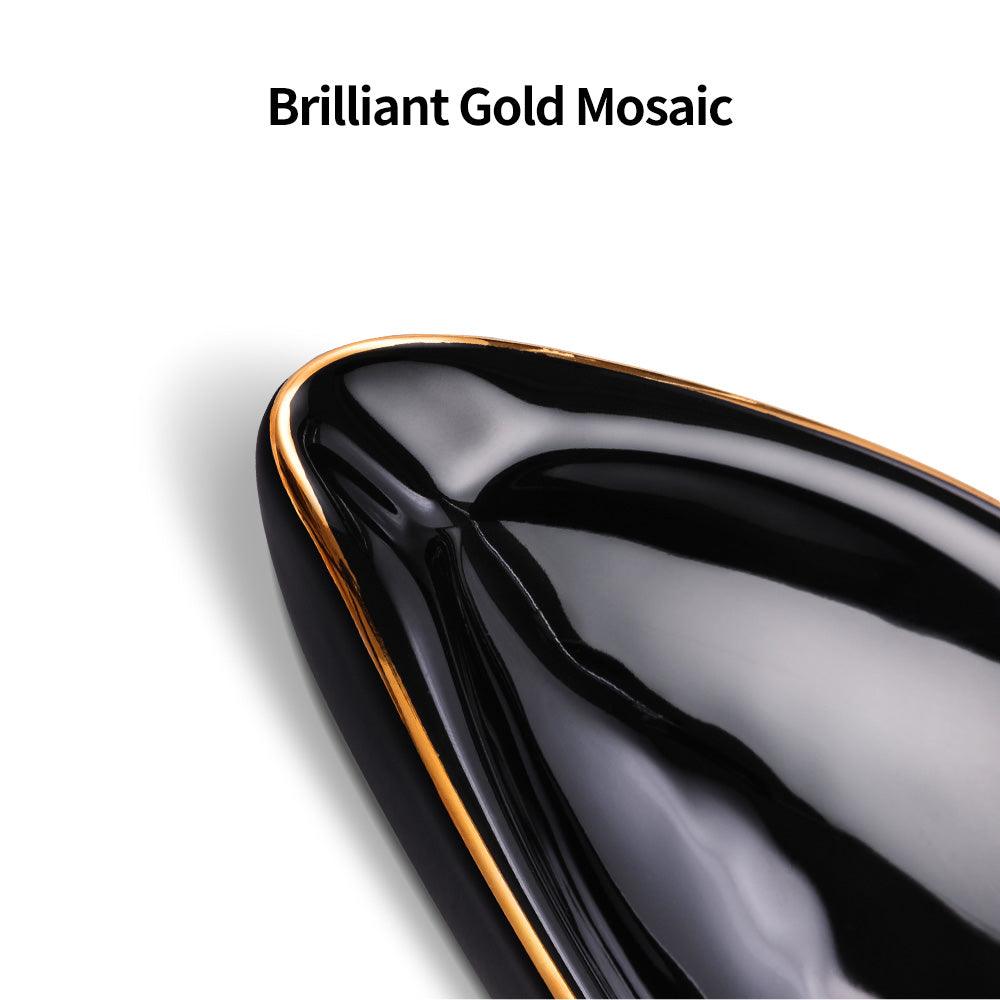 Bright gold stroke cigar ashtray - SOMM DIGI