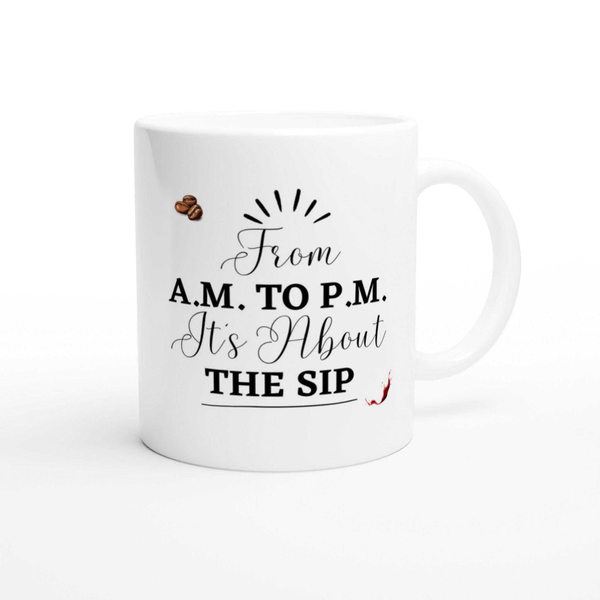 White 11oz Ceramic Mug - SOMM DIGI
