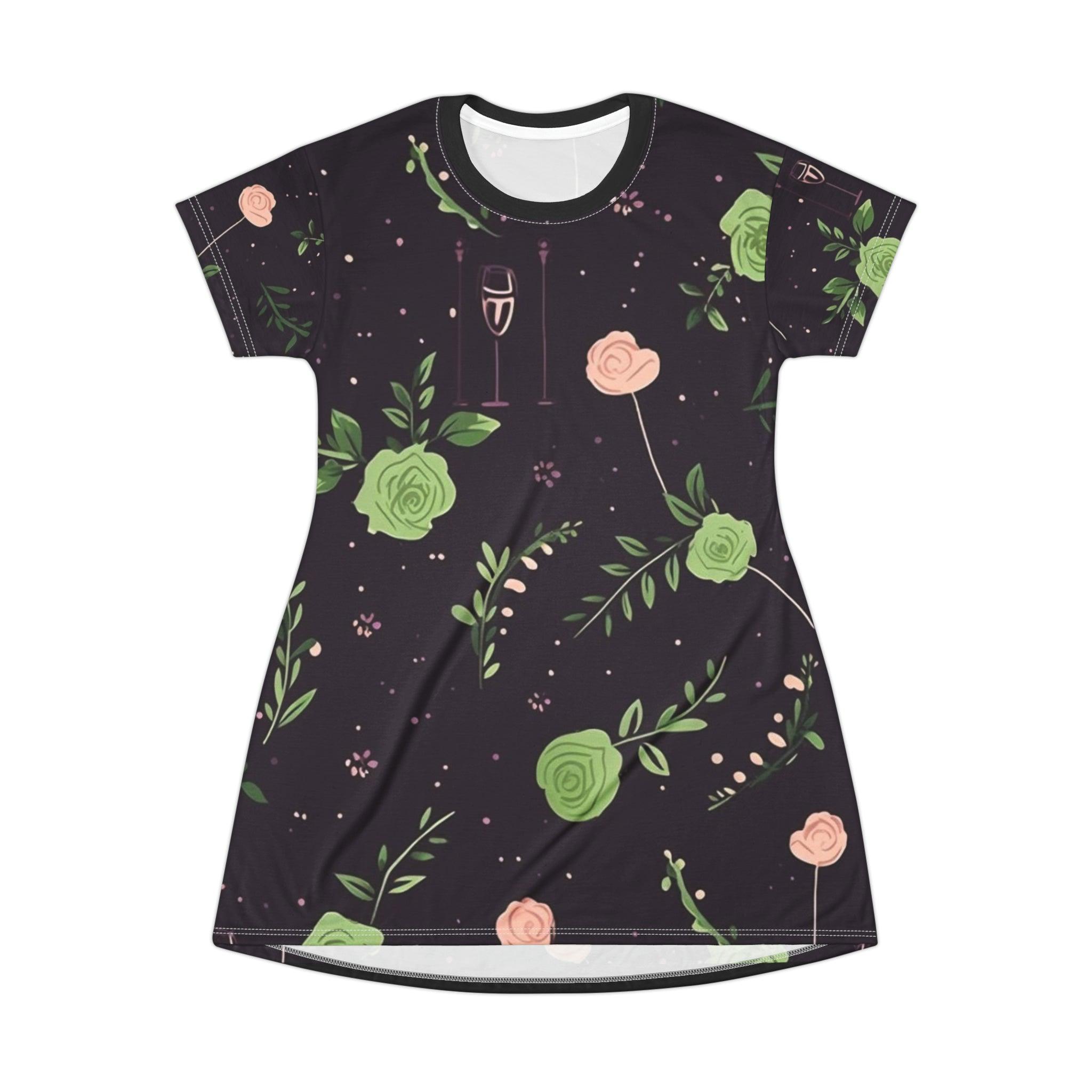 Wine T-Shirt Dress - SOMM DIGI