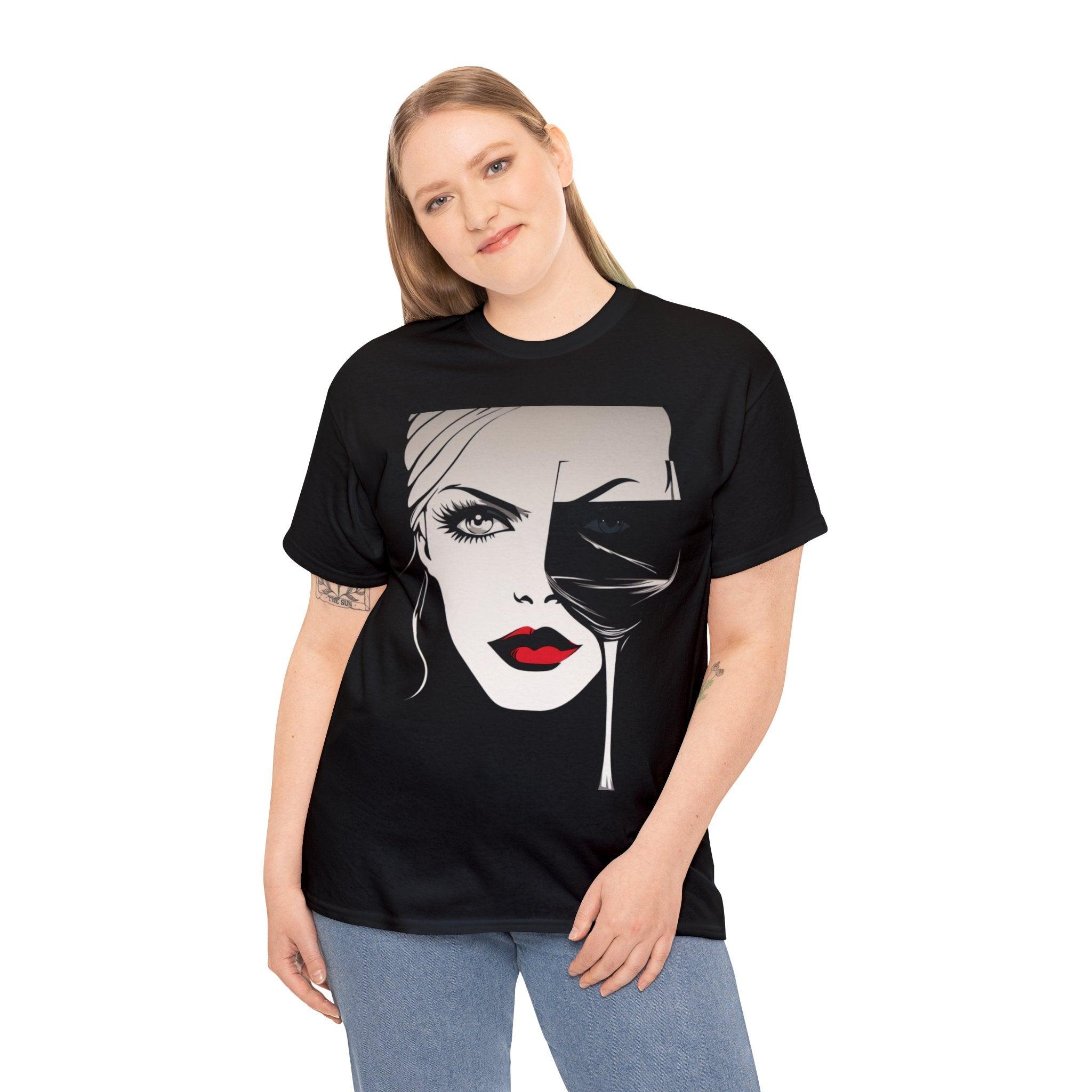Wine Enchantress: A Toast to Elegance" Unisex Tee - Heavy Cotton - SOMM DIGI