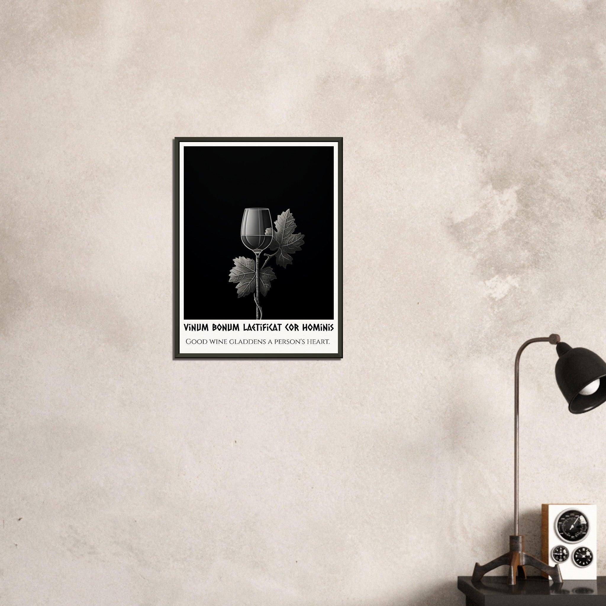 Vinum Bonum" – Where Wine, Wisdom, and Wall Art Merge - SOMM DIGI