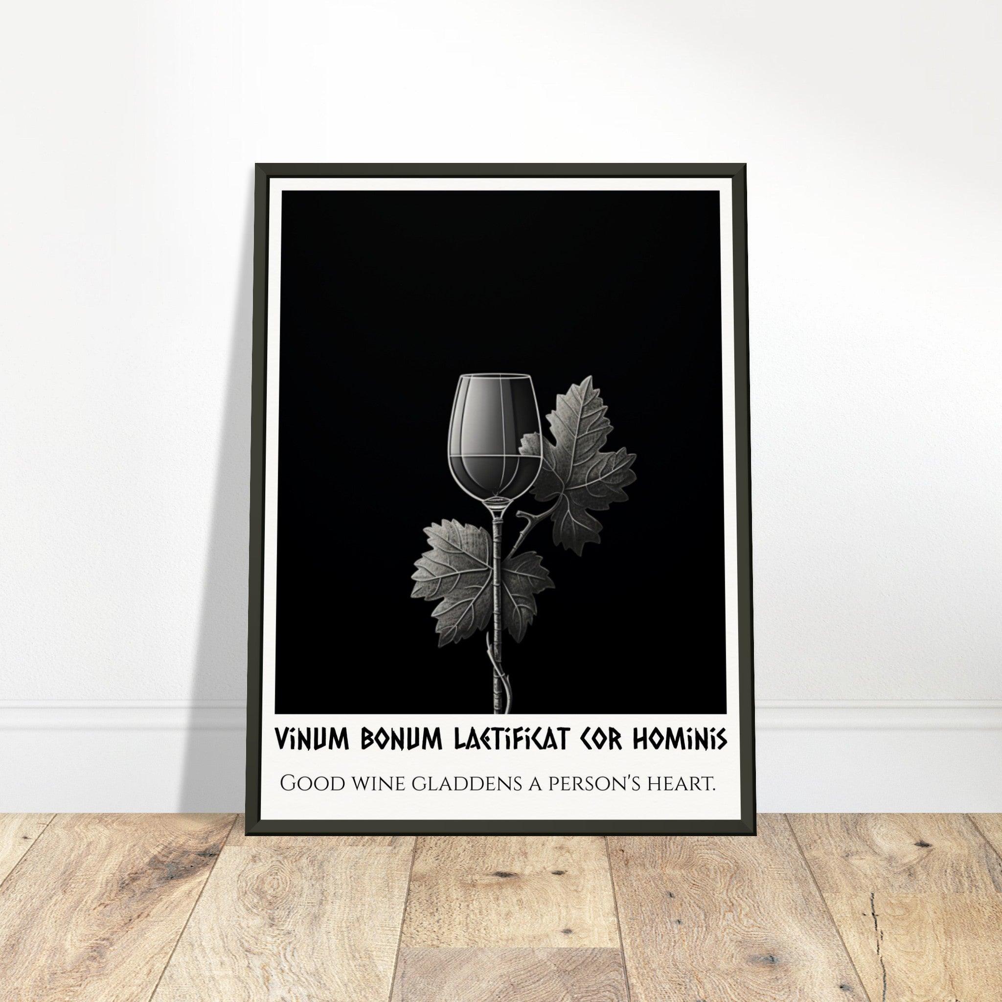 Vinum Bonum" – Where Wine, Wisdom, and Wall Art Merge - SOMM DIGI