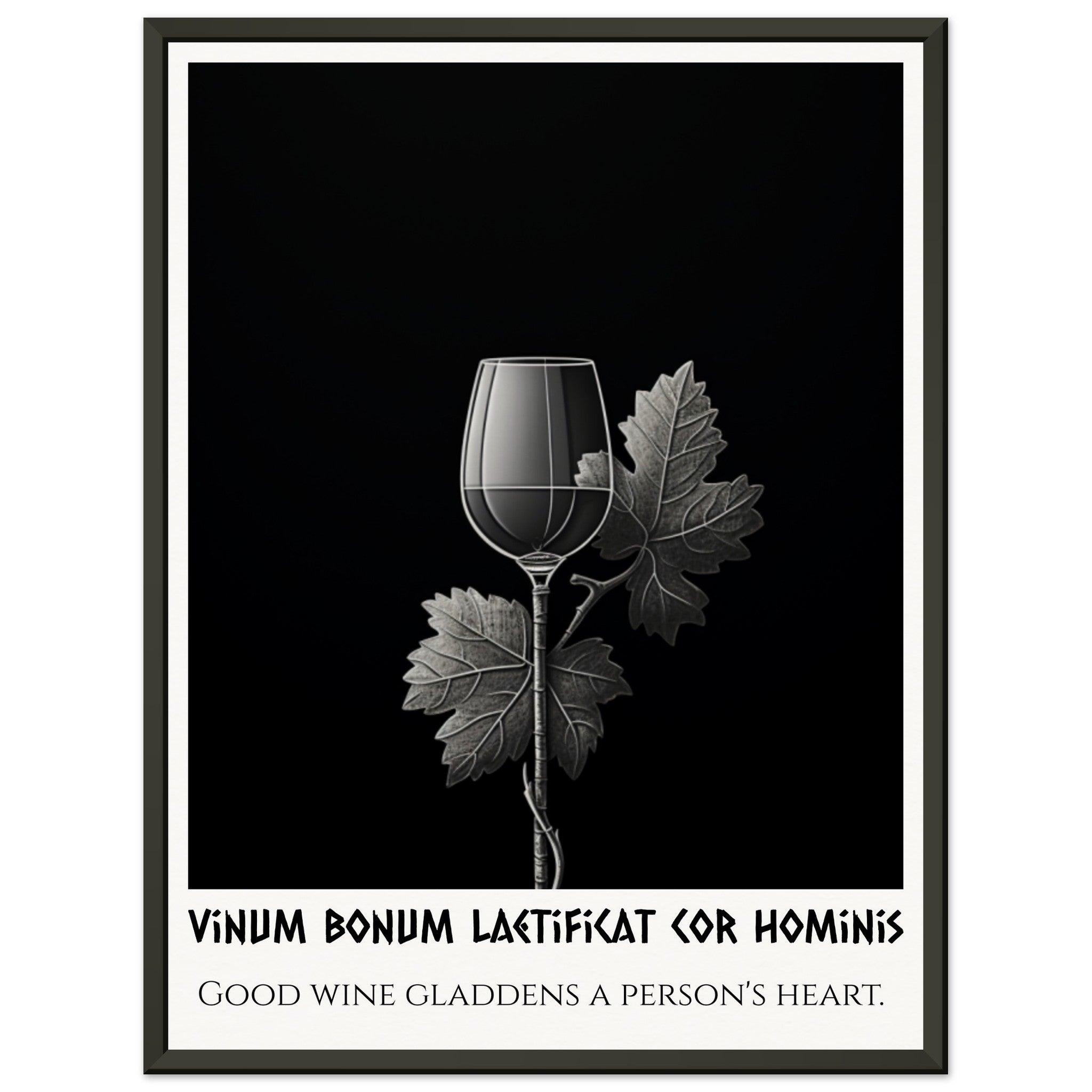 Vinum Bonum" – Where Wine, Wisdom, and Wall Art Merge - SOMM DIGI