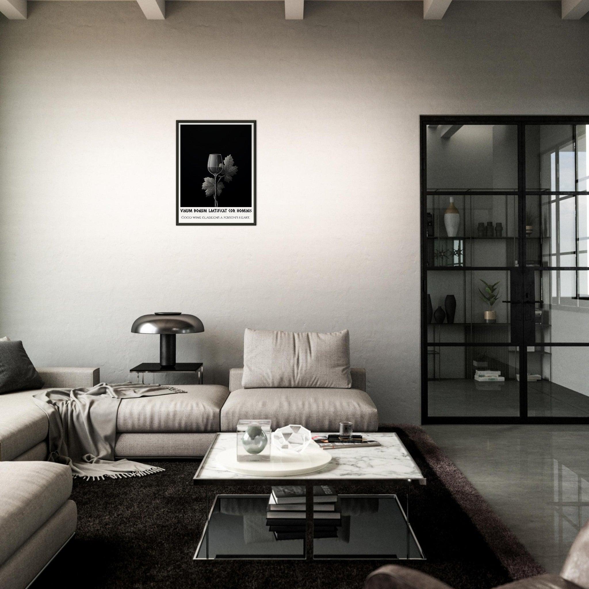 Vinum Bonum" – Where Wine, Wisdom, and Wall Art Merge - SOMM DIGI