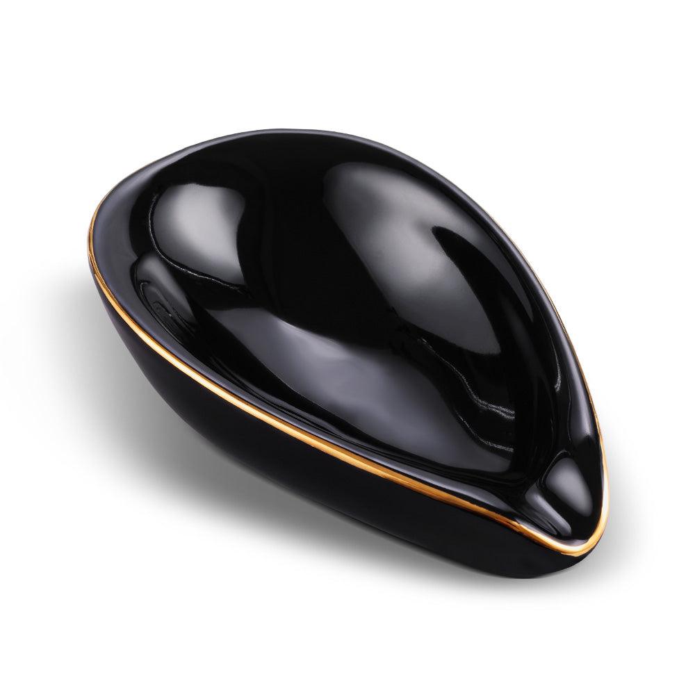 Bright gold stroke cigar ashtray - SOMM DIGI