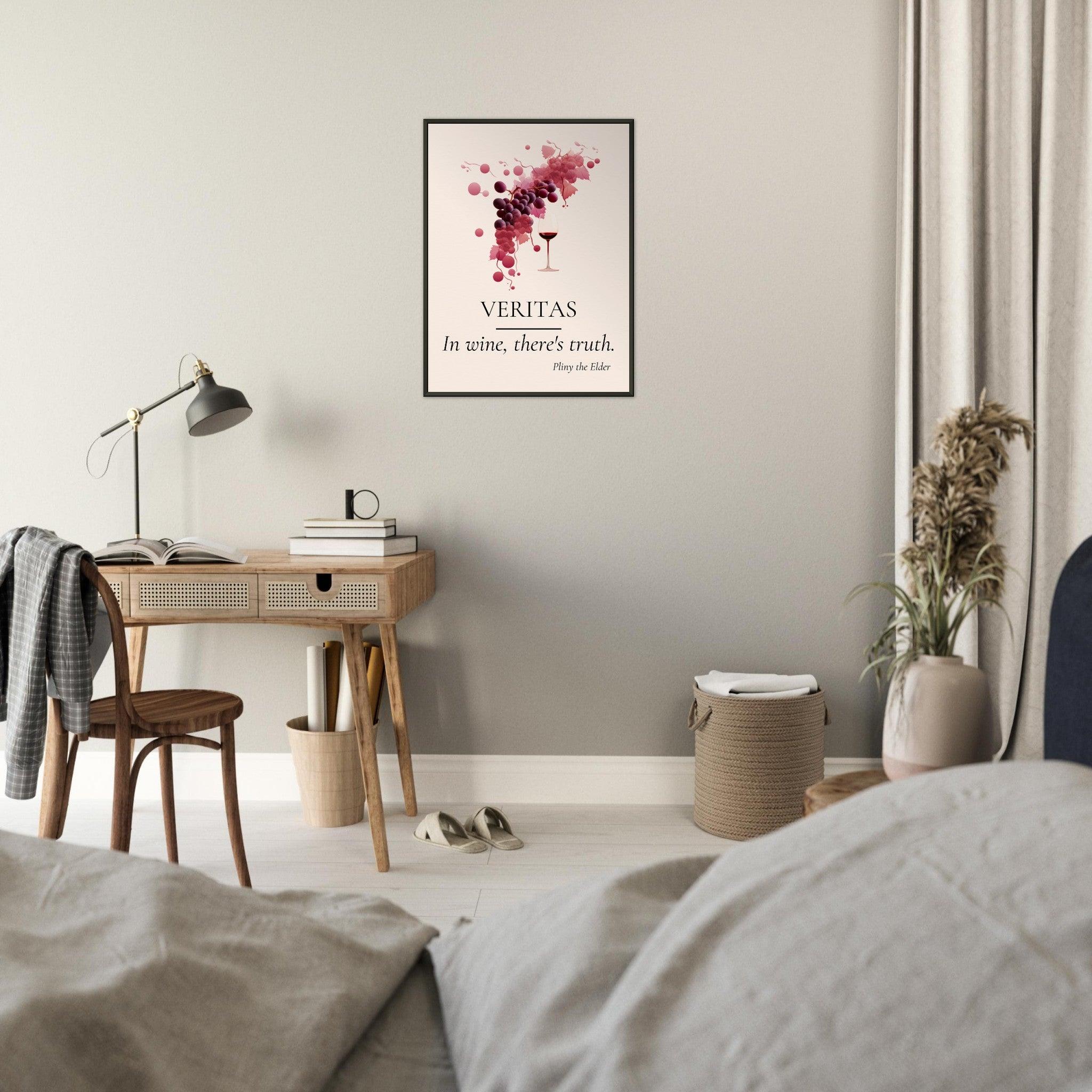 Truth in Every Sip - Wine Quotes Wall Art - SOMM DIGI