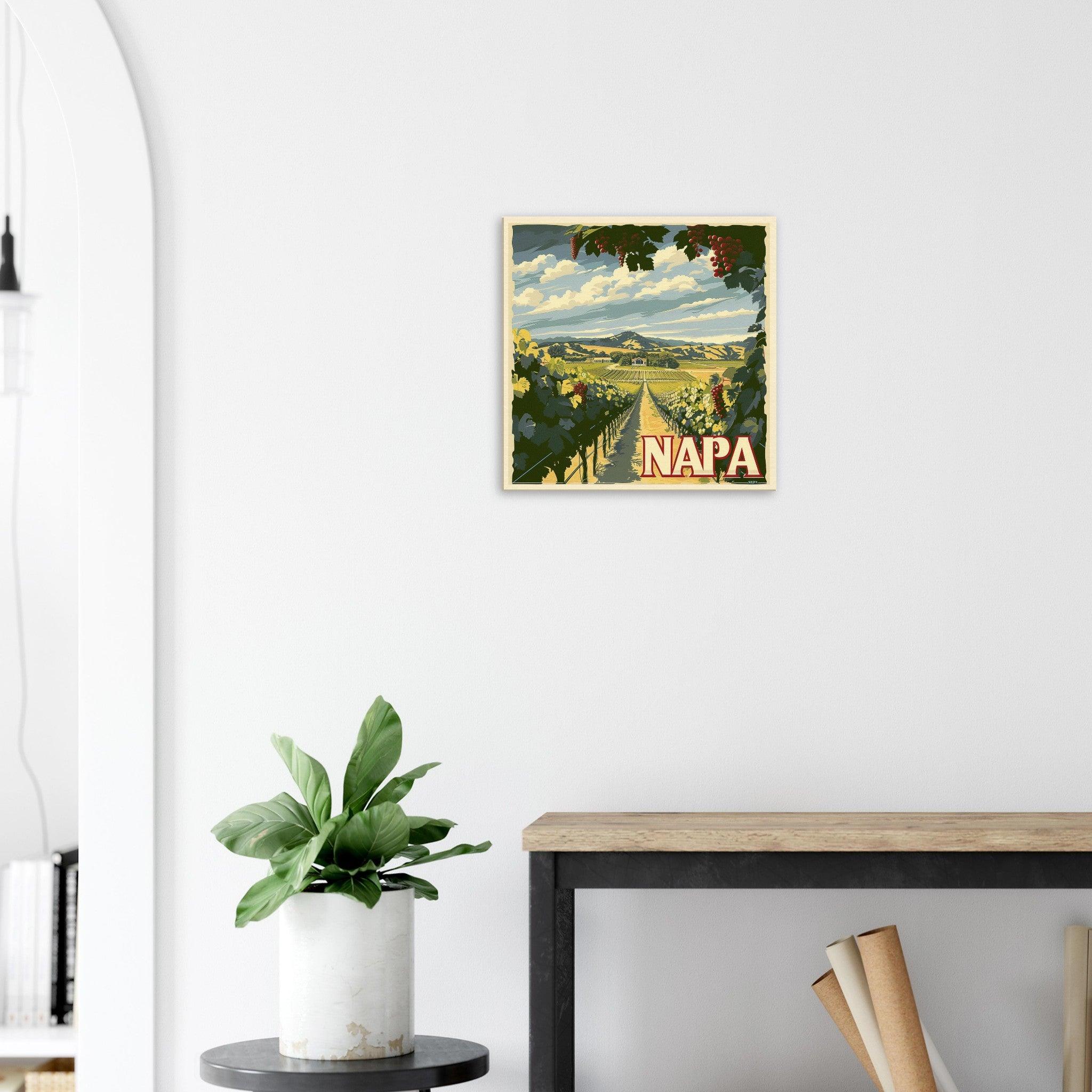 wine travel poster wall art