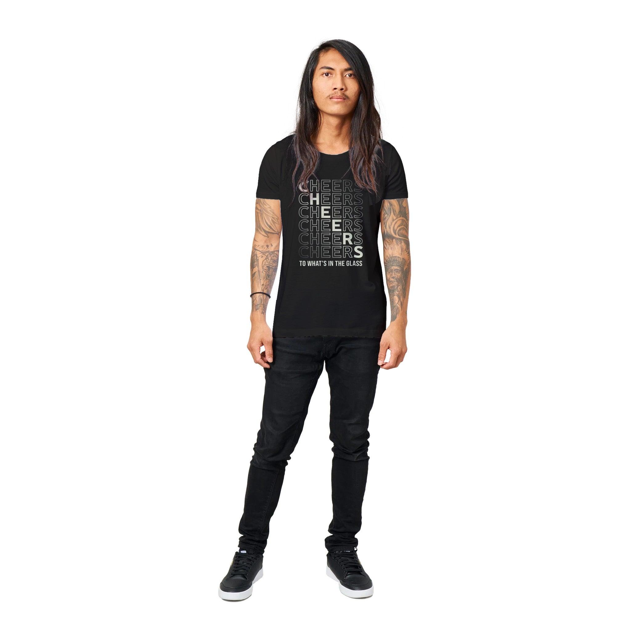 Toastful Tease: Premium Organic Tee for Wine Enthusiasts - SOMM DIGI