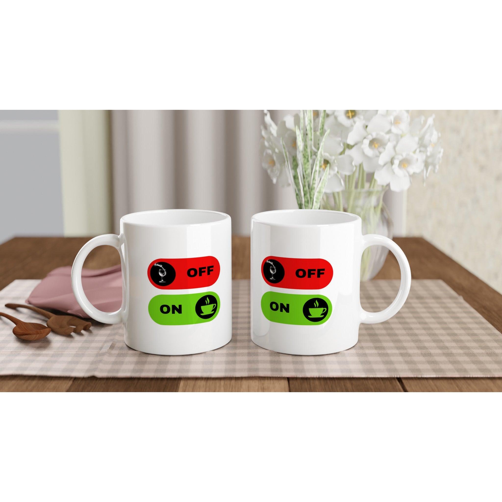 White 11oz Ceramic Mug - SOMM DIGI
