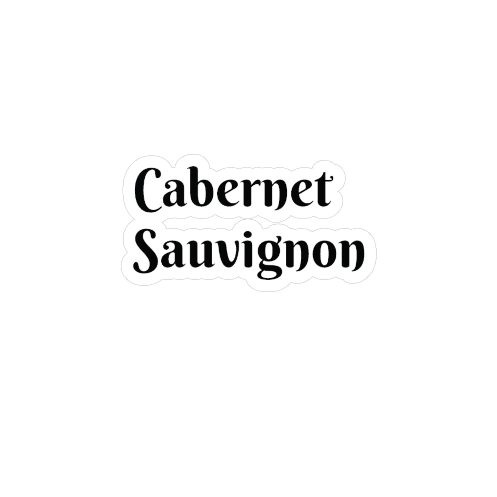 Cabernet Sauvignon Sticker - Kiss-Cut Vinyl Decals - SOMM DIGI