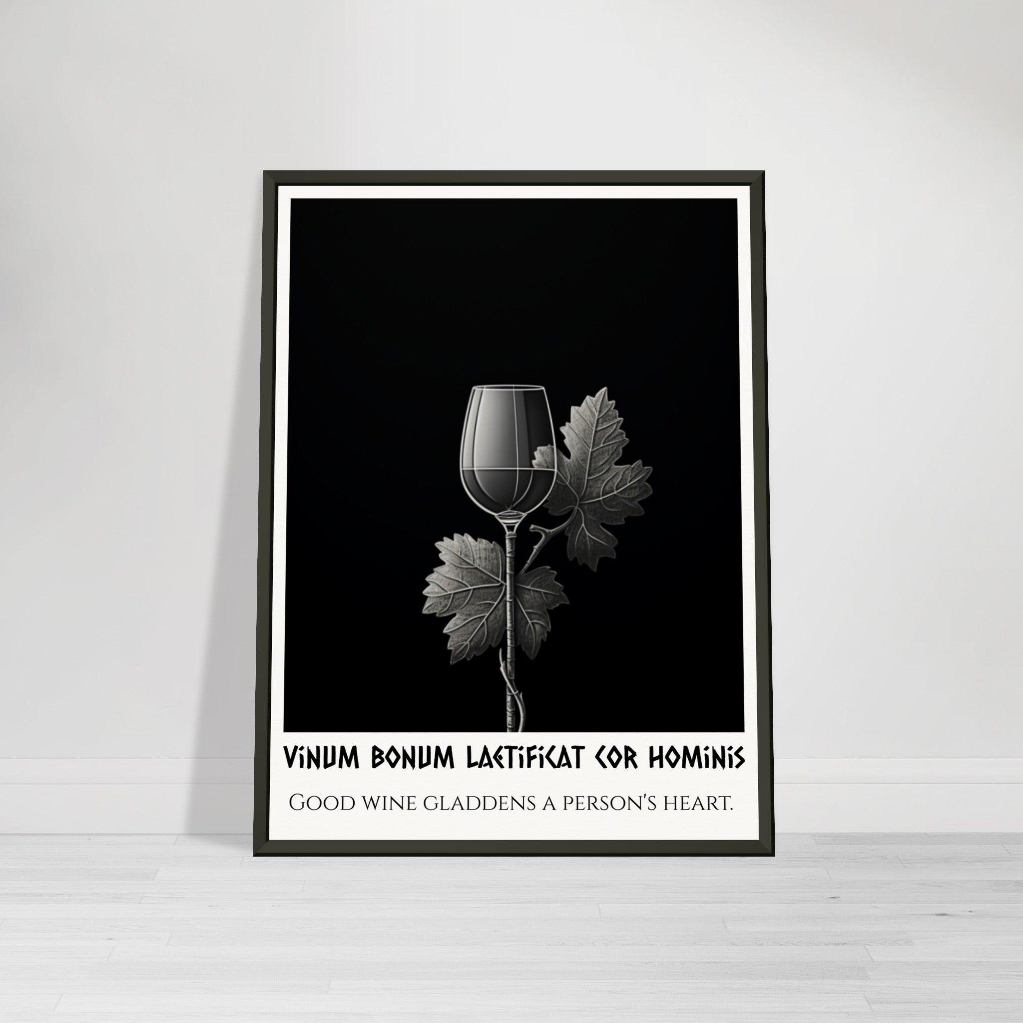 Vinum Bonum" – Where Wine, Wisdom, and Wall Art Merge - SOMM DIGI