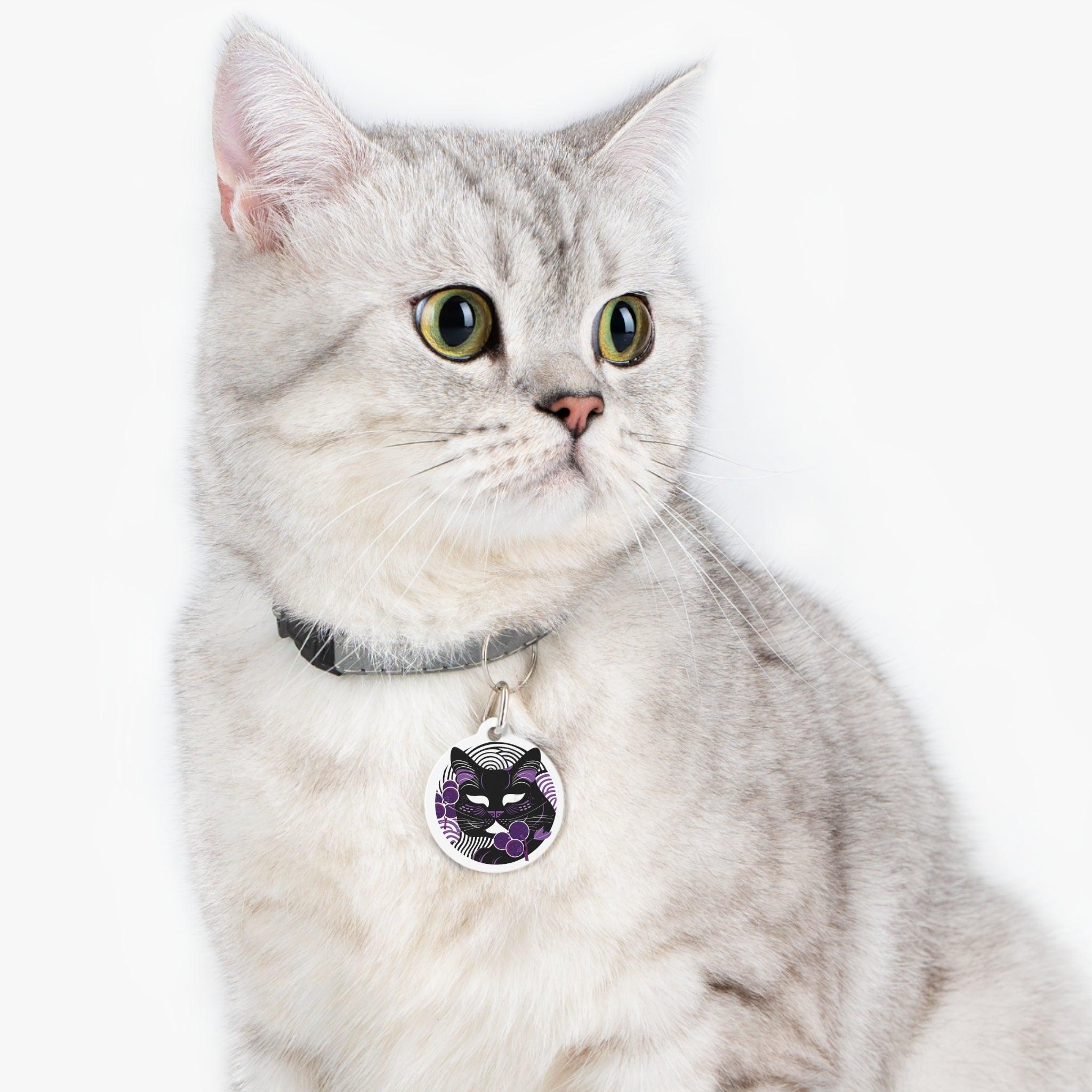 Midnight Florals: Wine & Whiskers Elegance Tag - SOMM DIGI