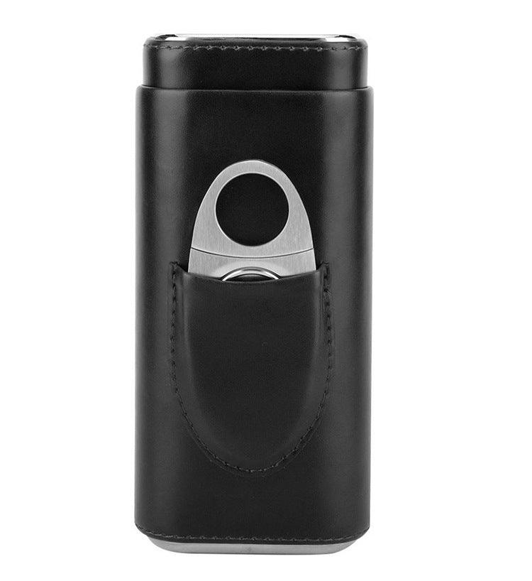 Two-end Hardware With Cigar Cutter, Cigar Holster, Portable Humidor - SOMM DIGI