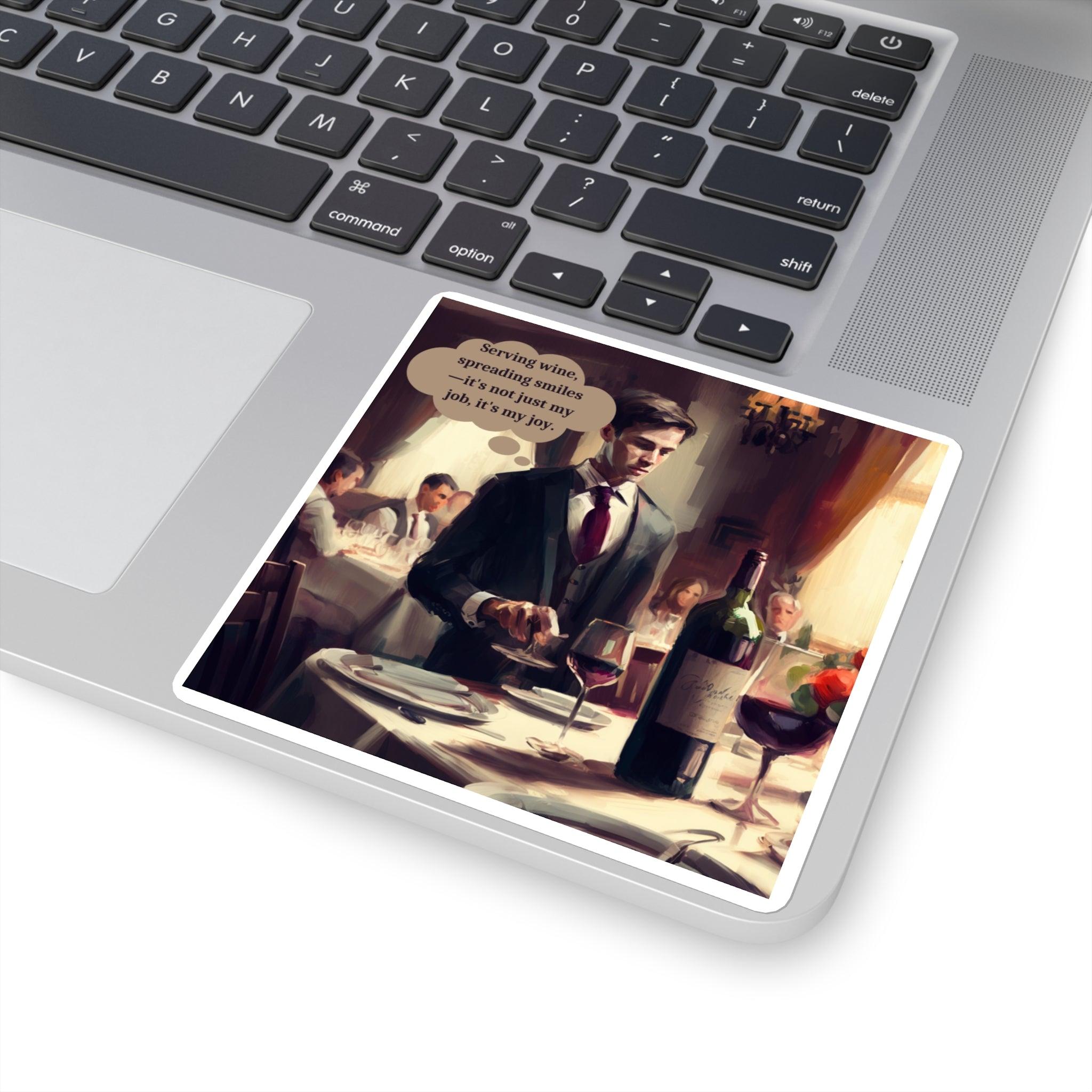 Sommelier Square Stickers - SOMM DIGI