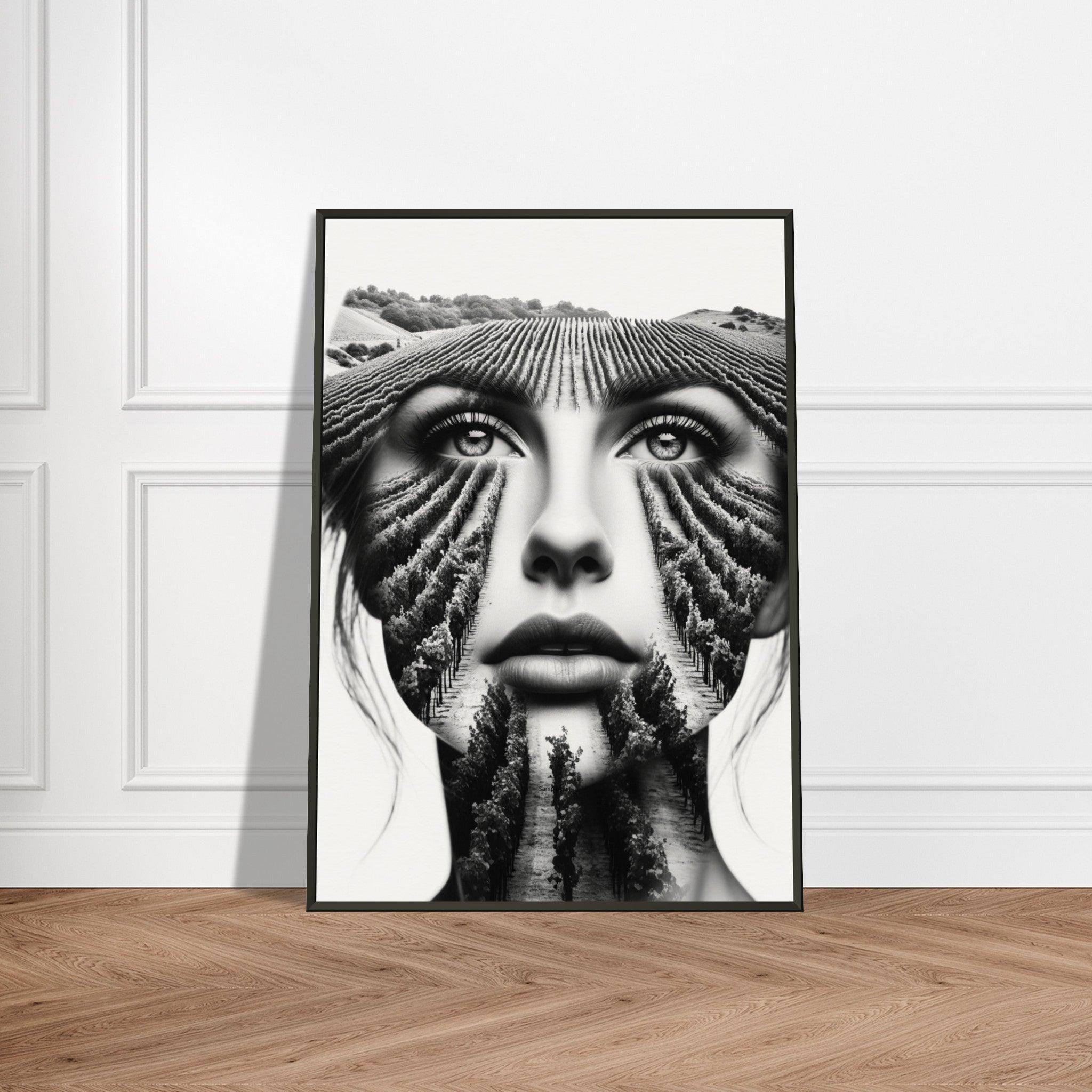 Vision of the Vine: The Sommelier's Gaze Poster - SOMM DIGI