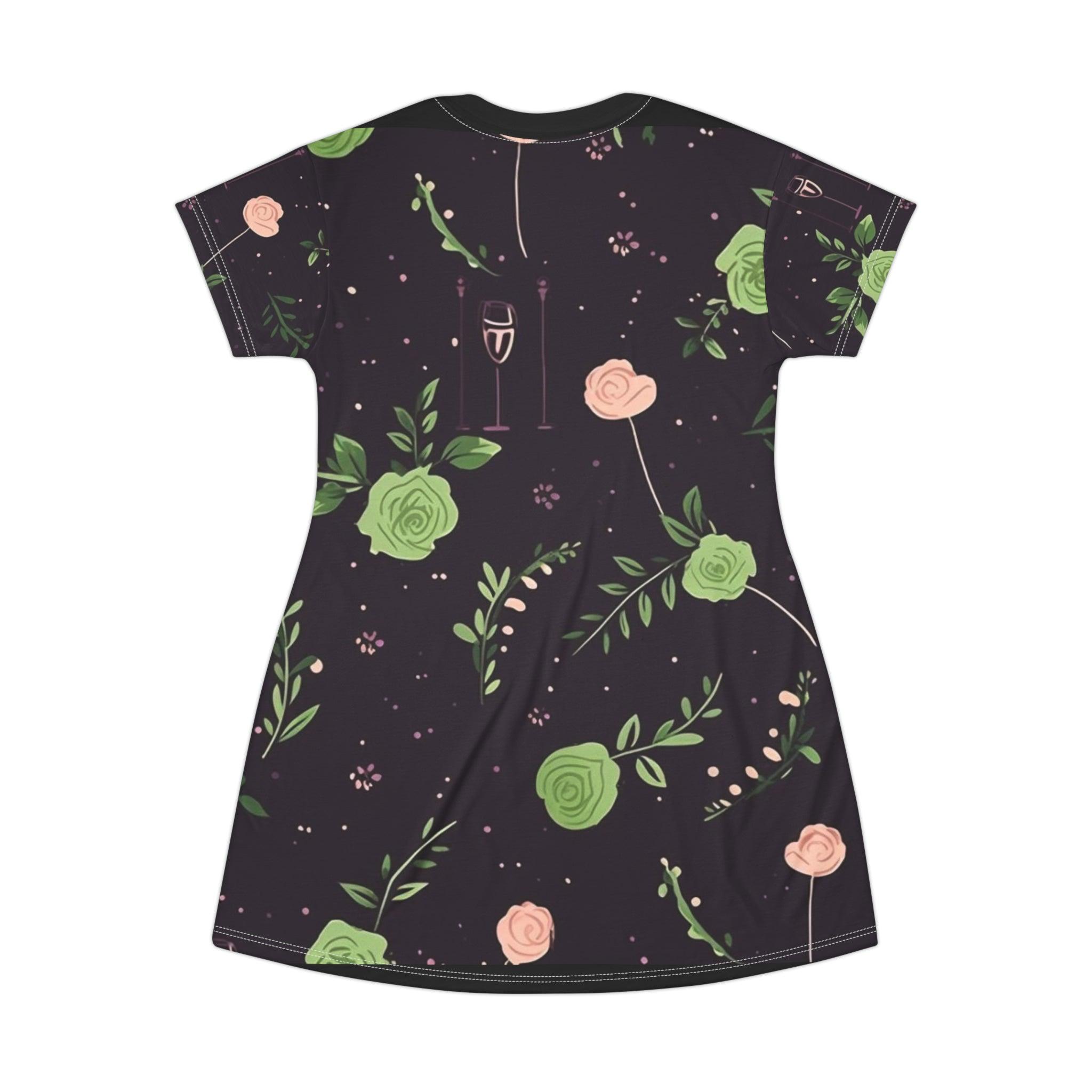 Wine T-Shirt Dress - SOMM DIGI
