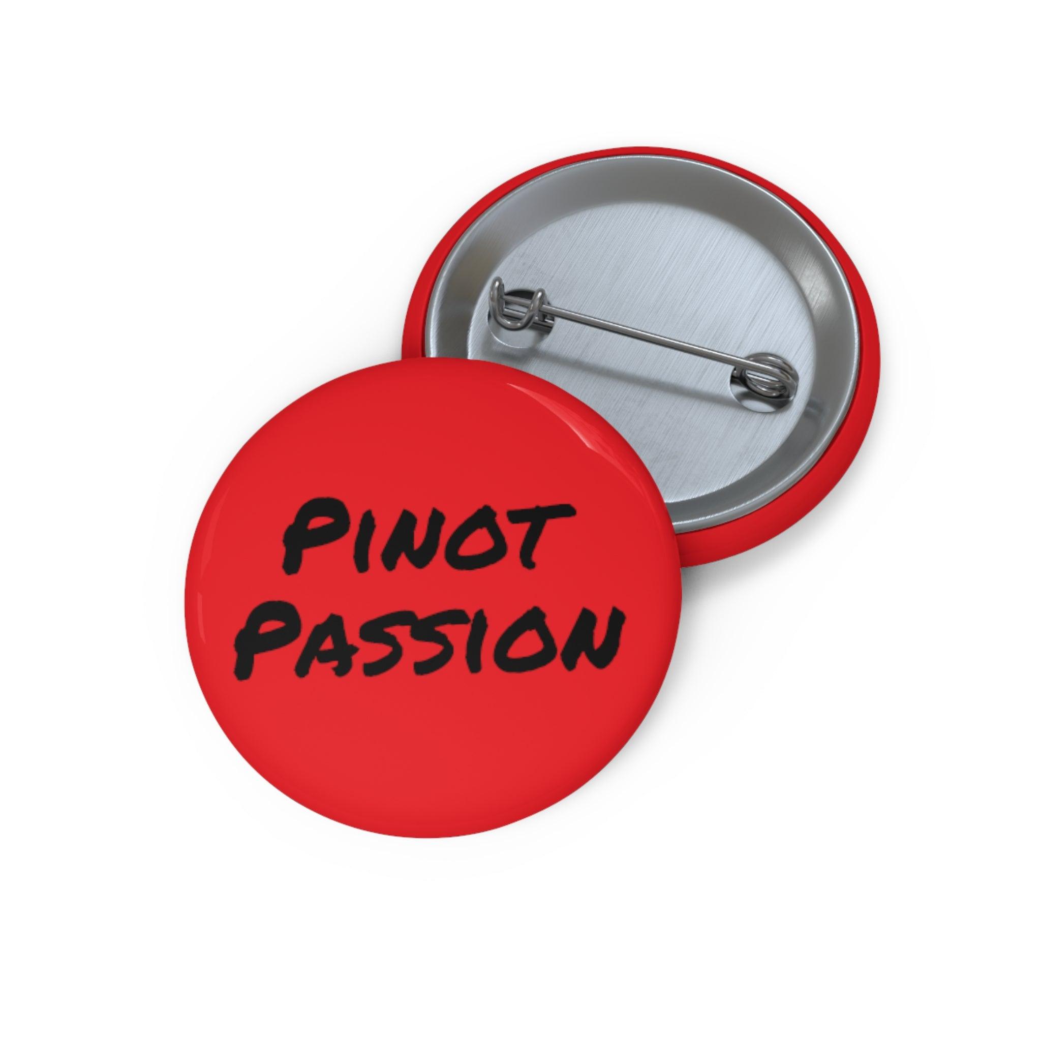 Pinot Passion Pin Buttons - SOMM DIGI