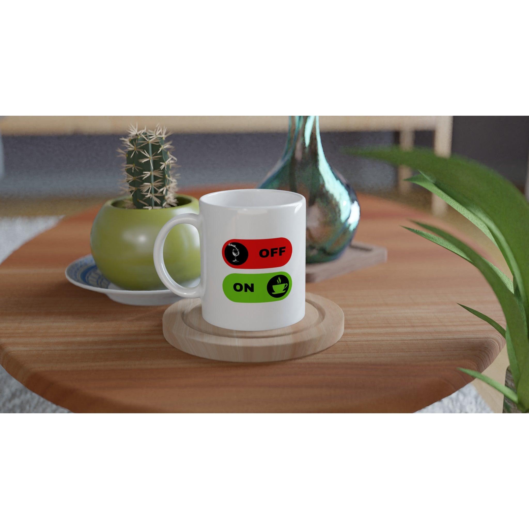 White 11oz Ceramic Mug - SOMM DIGI