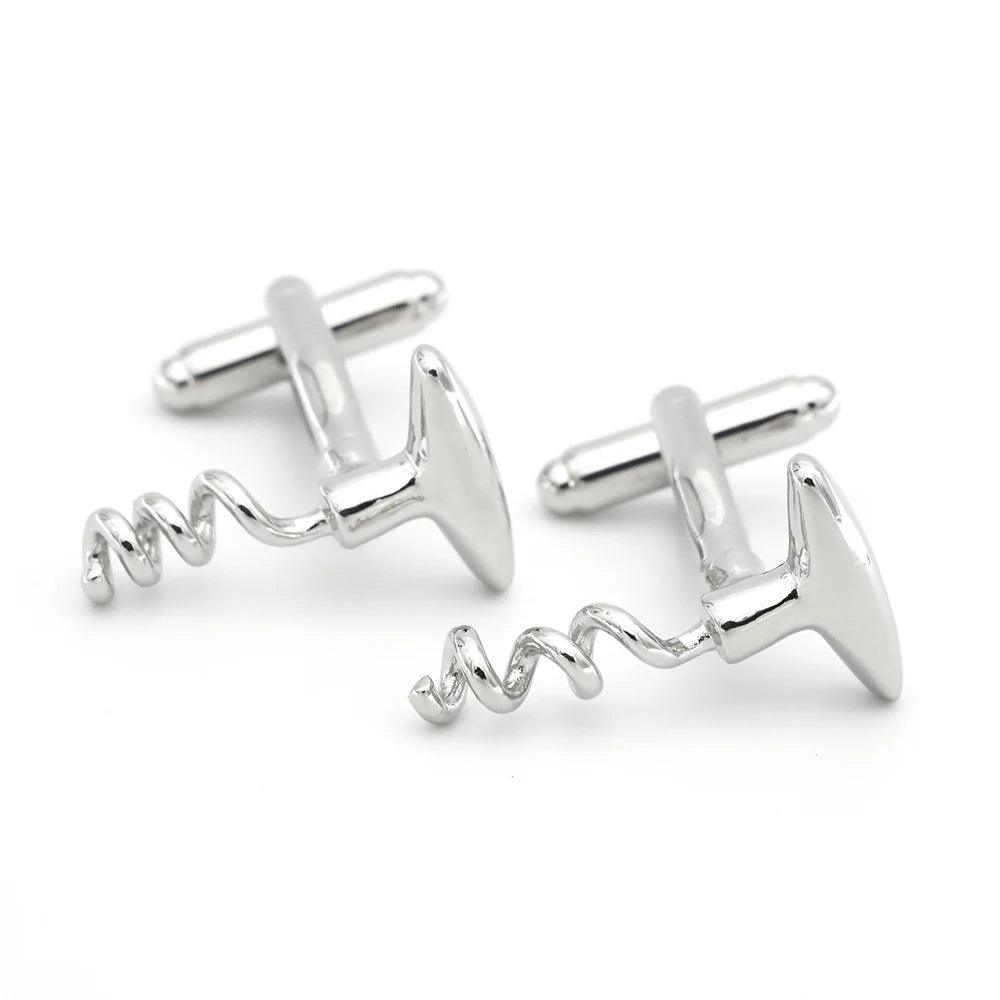 Uncork Style: Wine Opener Cufflinks - SOMM DIGI
