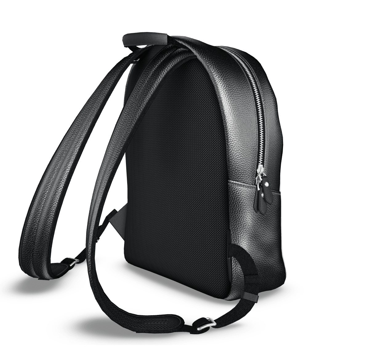 Wine Swirl Elegance Leather Backpack - Bold & Artistic - SOMM DIGI