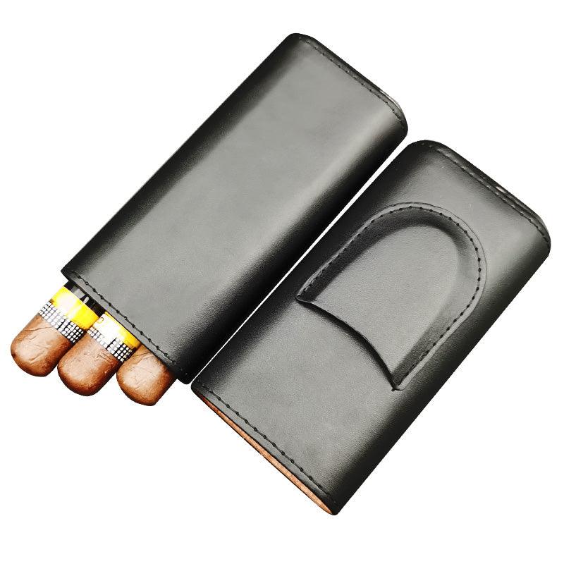 Two-end Hardware With Cigar Cutter, Cigar Holster, Portable Humidor - SOMM DIGI
