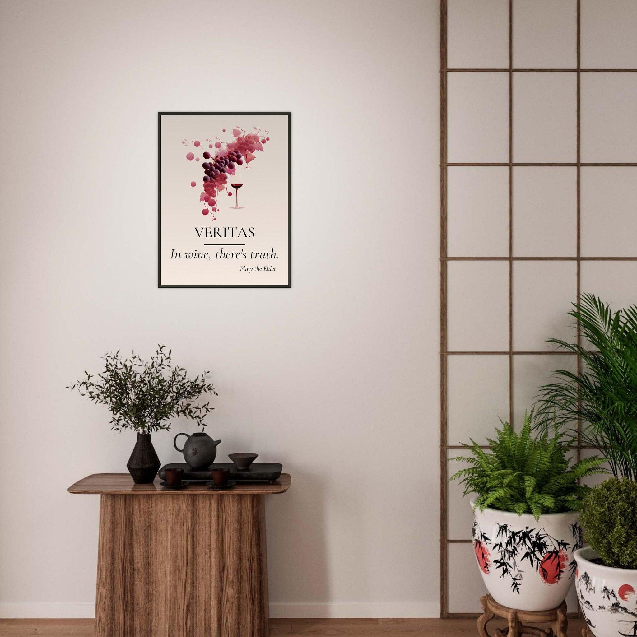 Truth in Every Sip - Wine Quotes Wall Art - SOMM DIGI