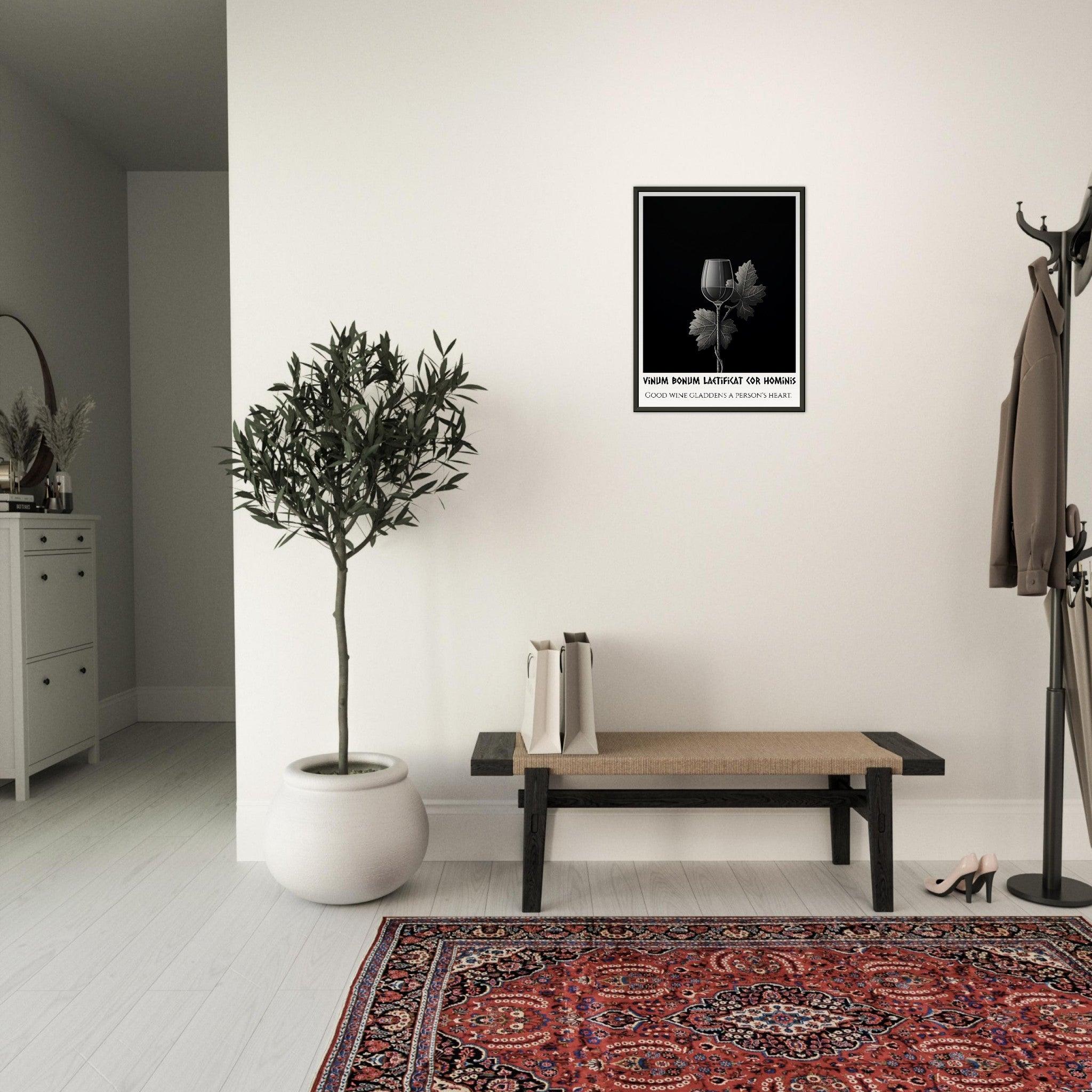 Vinum Bonum" – Where Wine, Wisdom, and Wall Art Merge - SOMM DIGI