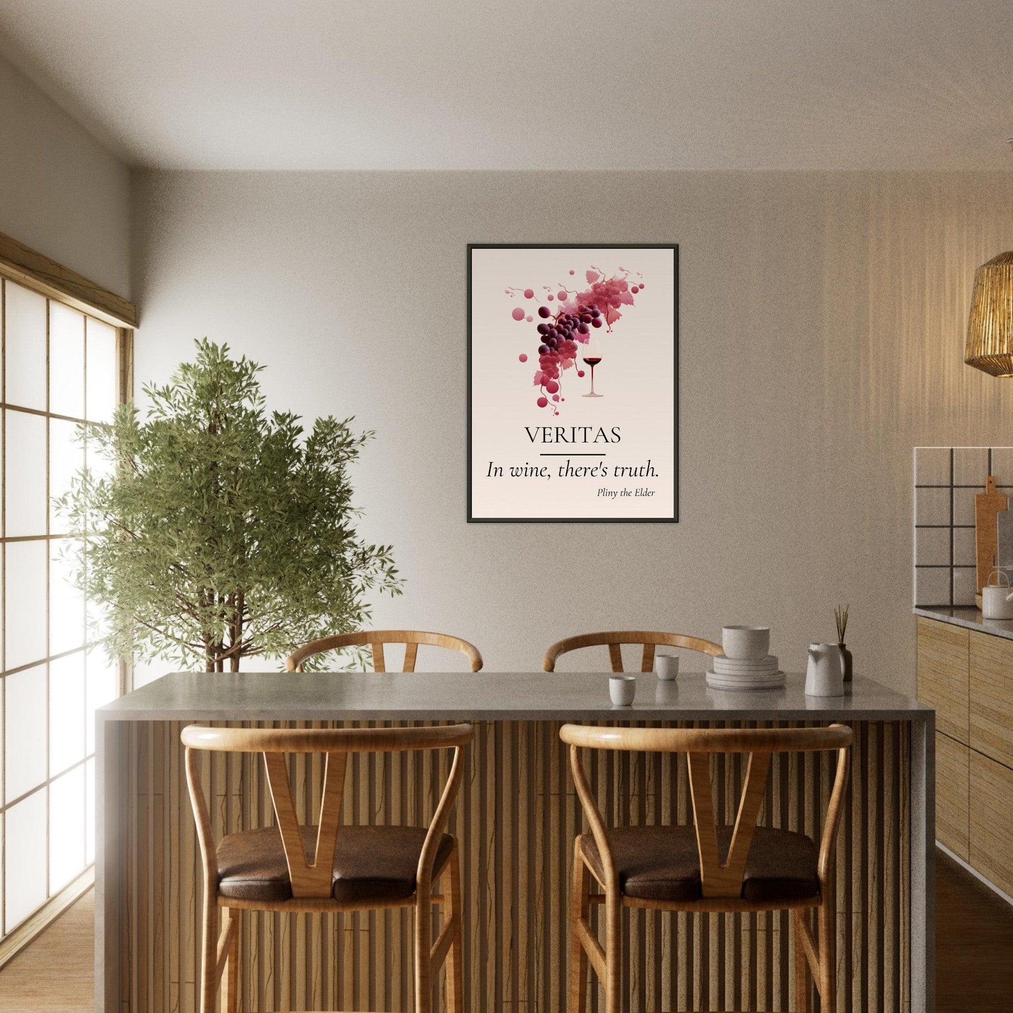 Truth in Every Sip - Wine Quotes Wall Art - SOMM DIGI