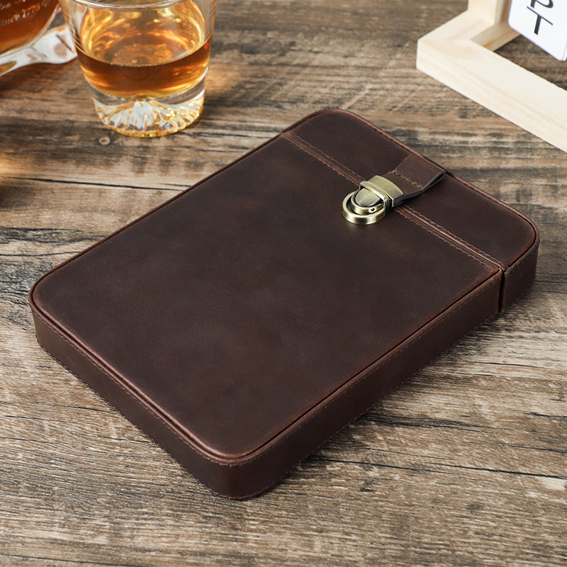 Leather Cigar Box Handmade