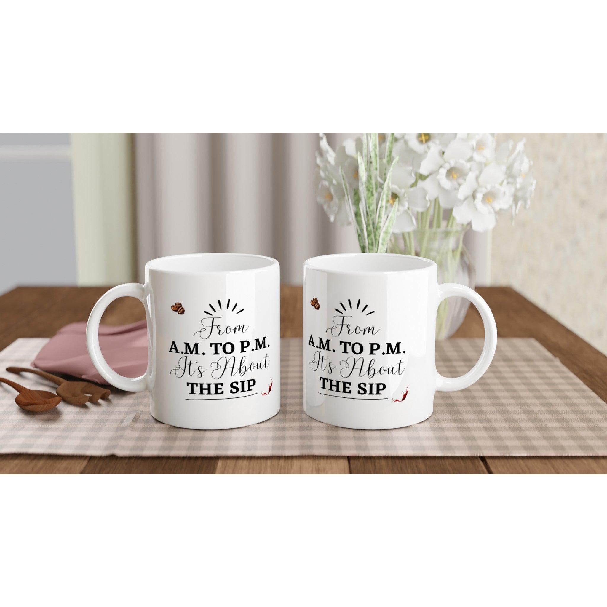 White 11oz Ceramic Mug - SOMM DIGI
