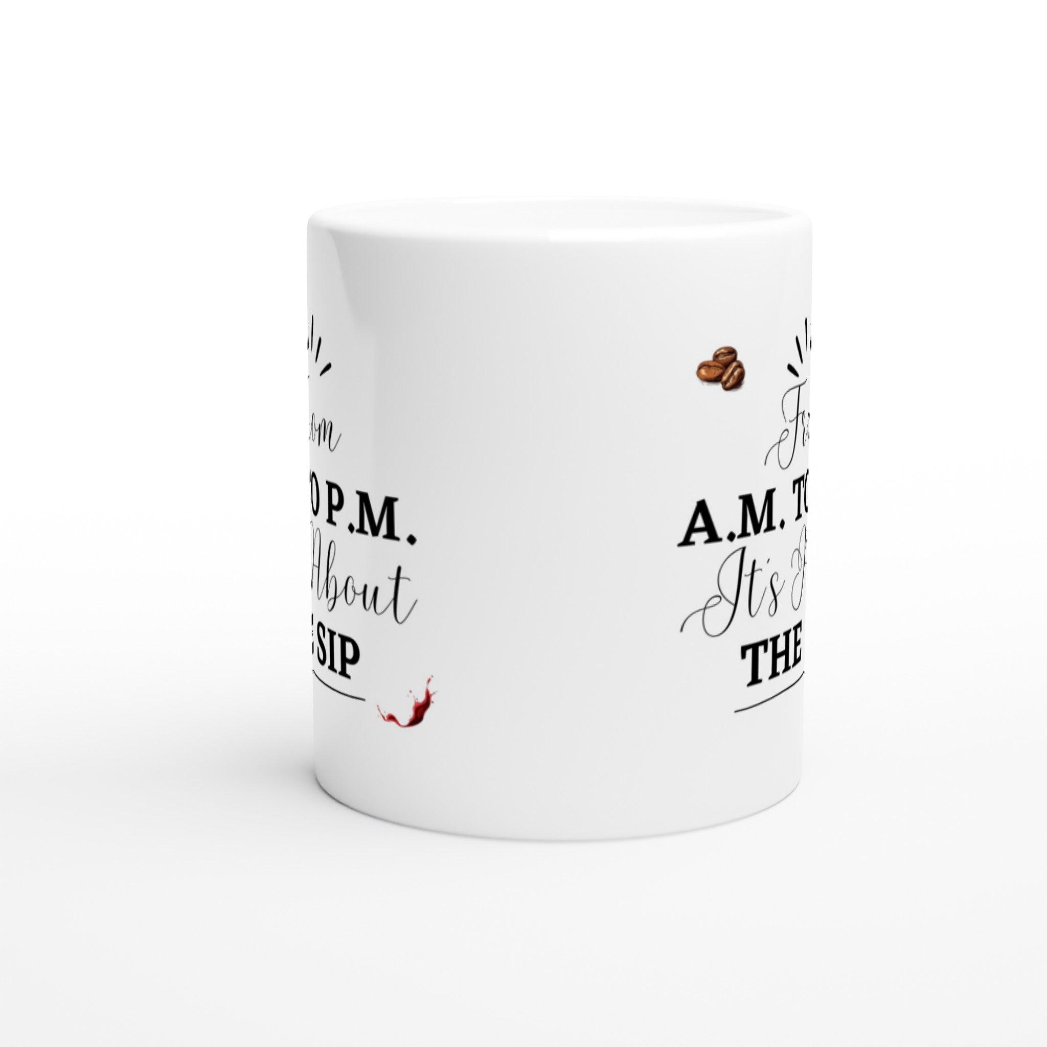White 11oz Ceramic Mug - SOMM DIGI