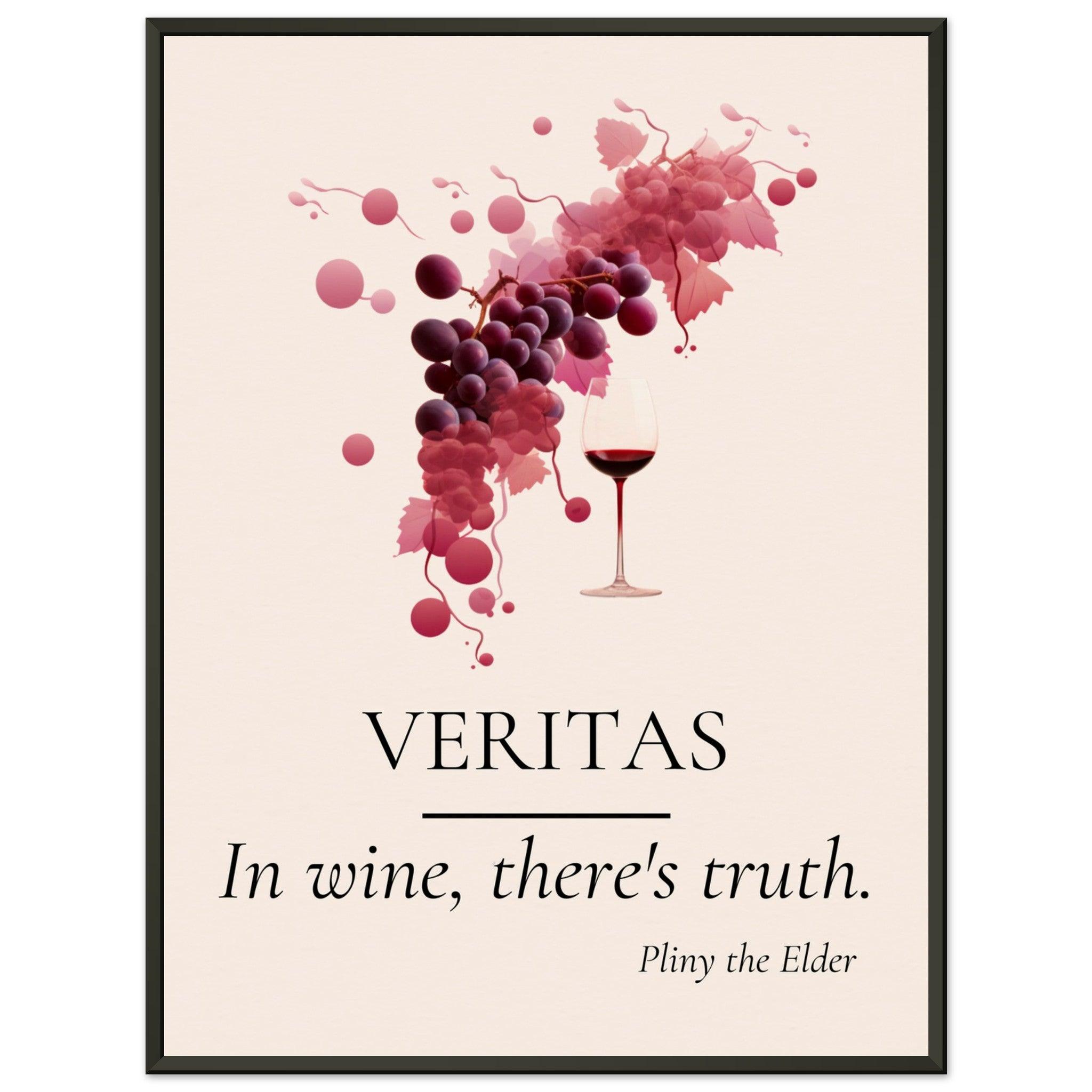 Truth in Every Sip - Wine Quotes Wall Art - SOMM DIGI