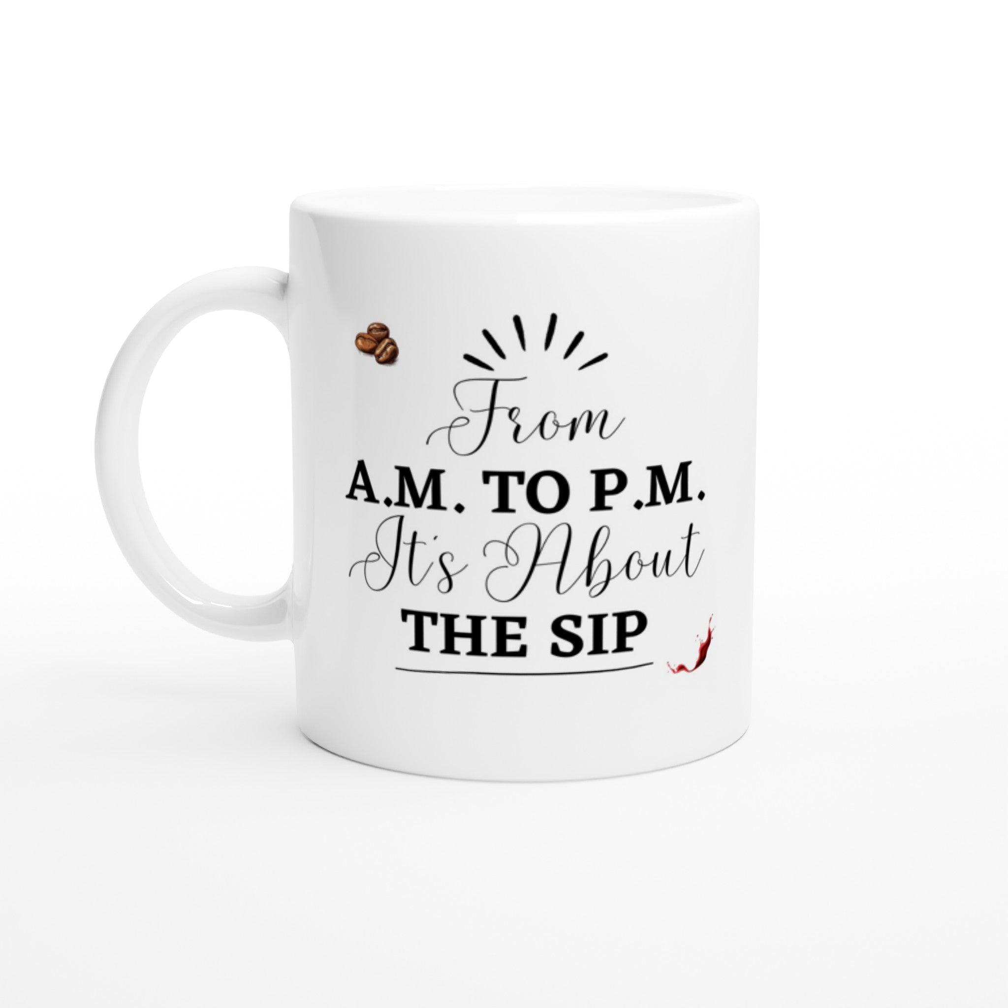 White 11oz Ceramic Mug - SOMM DIGI