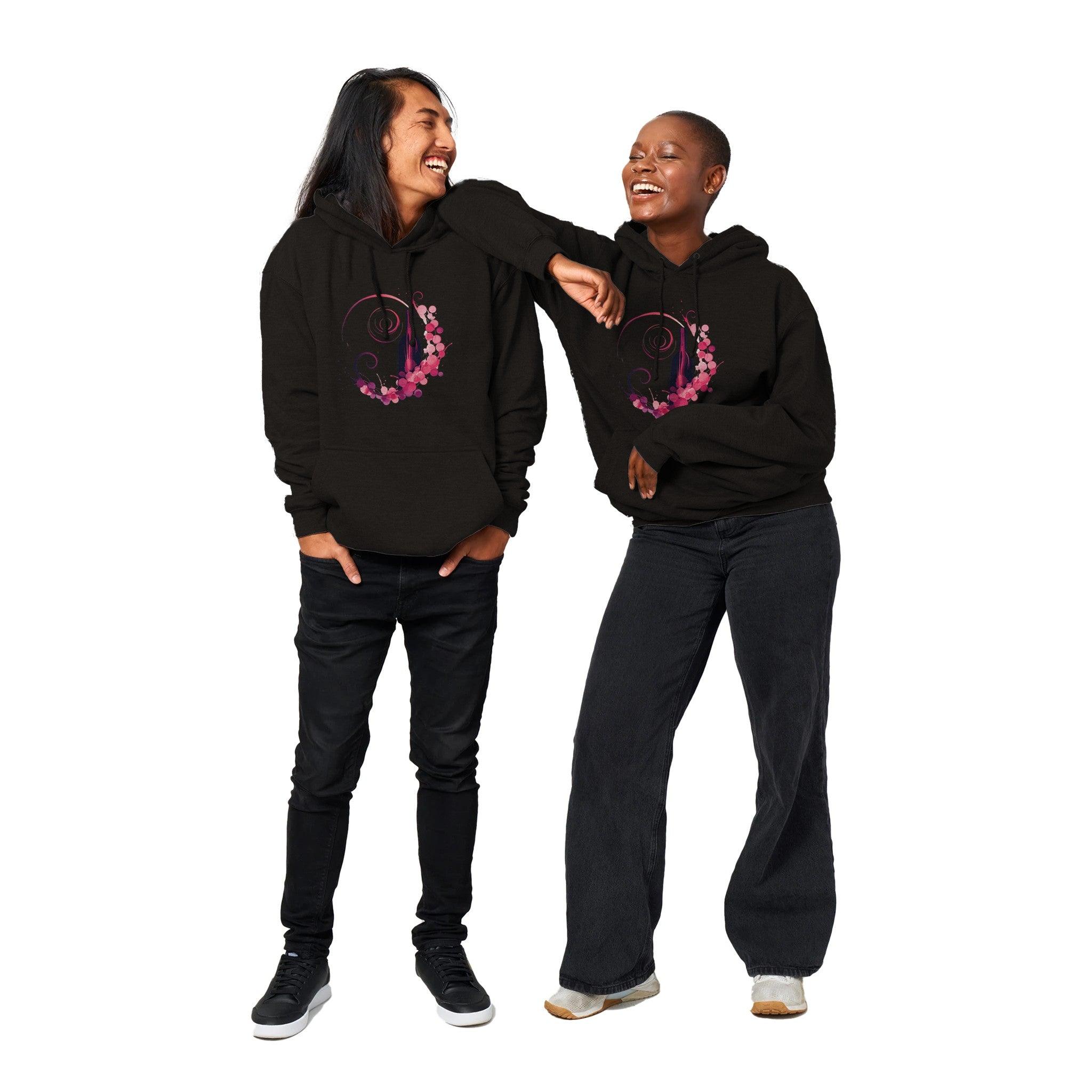 Rosé All Day: Cozy Unisex Pullover Premium Hoodie with Wine Design - SOMM DIGI