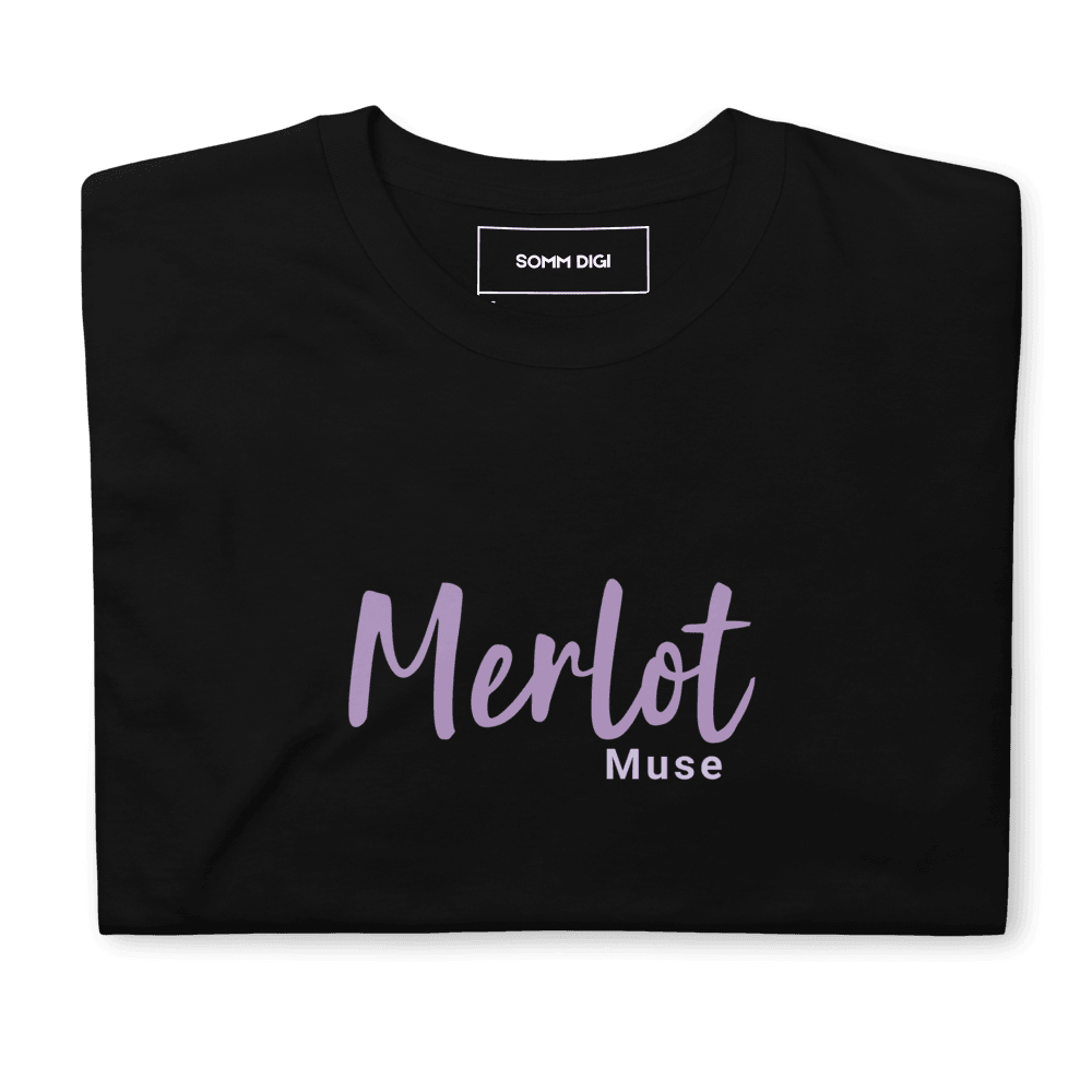 Merlot Muse Wine Tee - Inspire Your Wine Wardrobe - SOMM DIGI