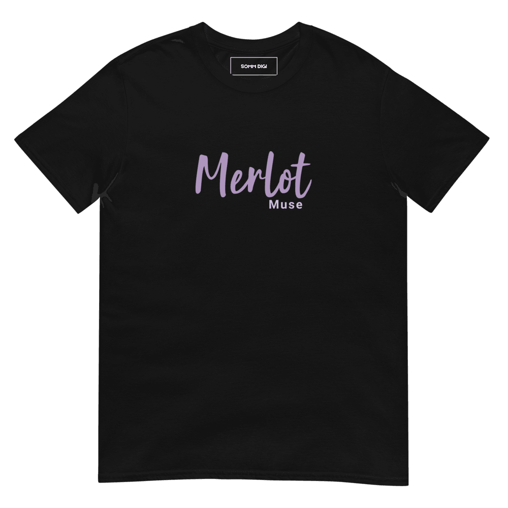 Merlot Muse Wine Tee - Inspire Your Wine Wardrobe - SOMM DIGI
