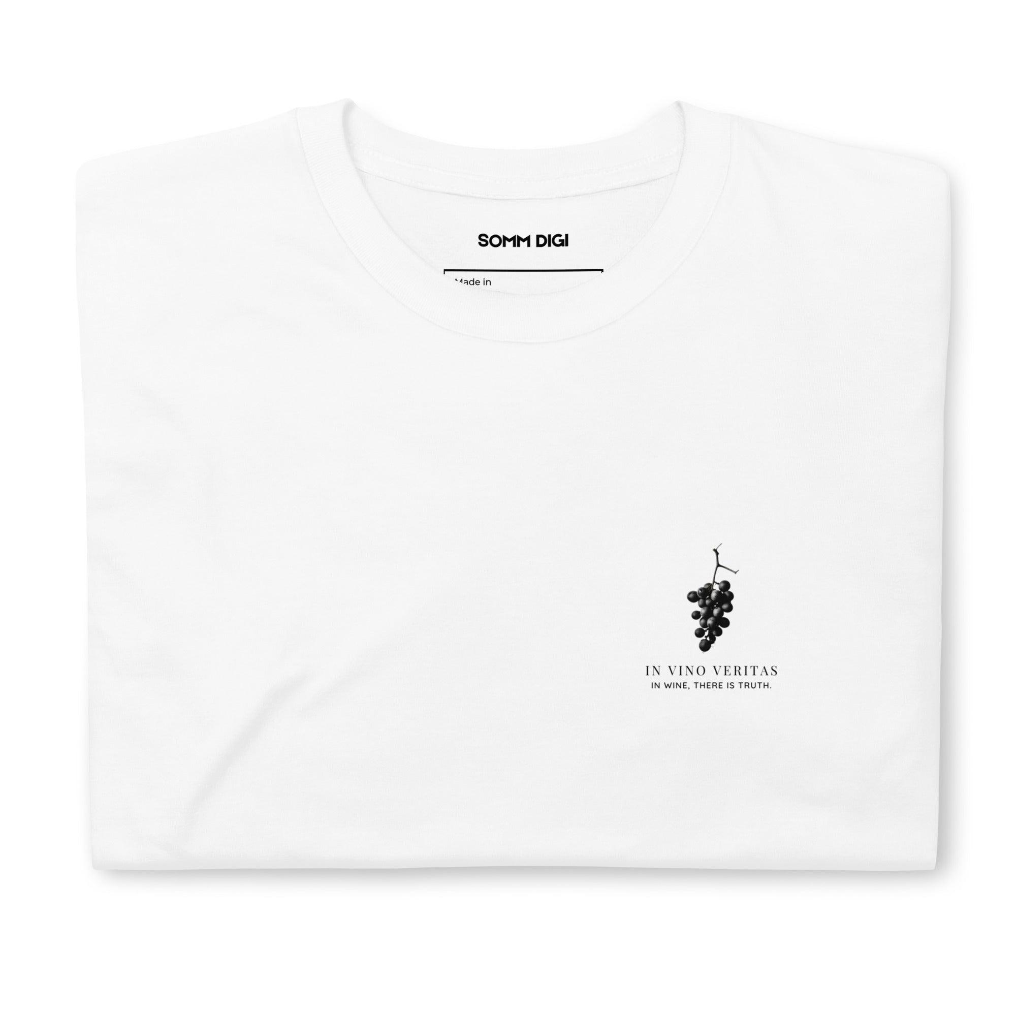 In Vino Veritas" Wine Tee - Uncomplicated Elegance