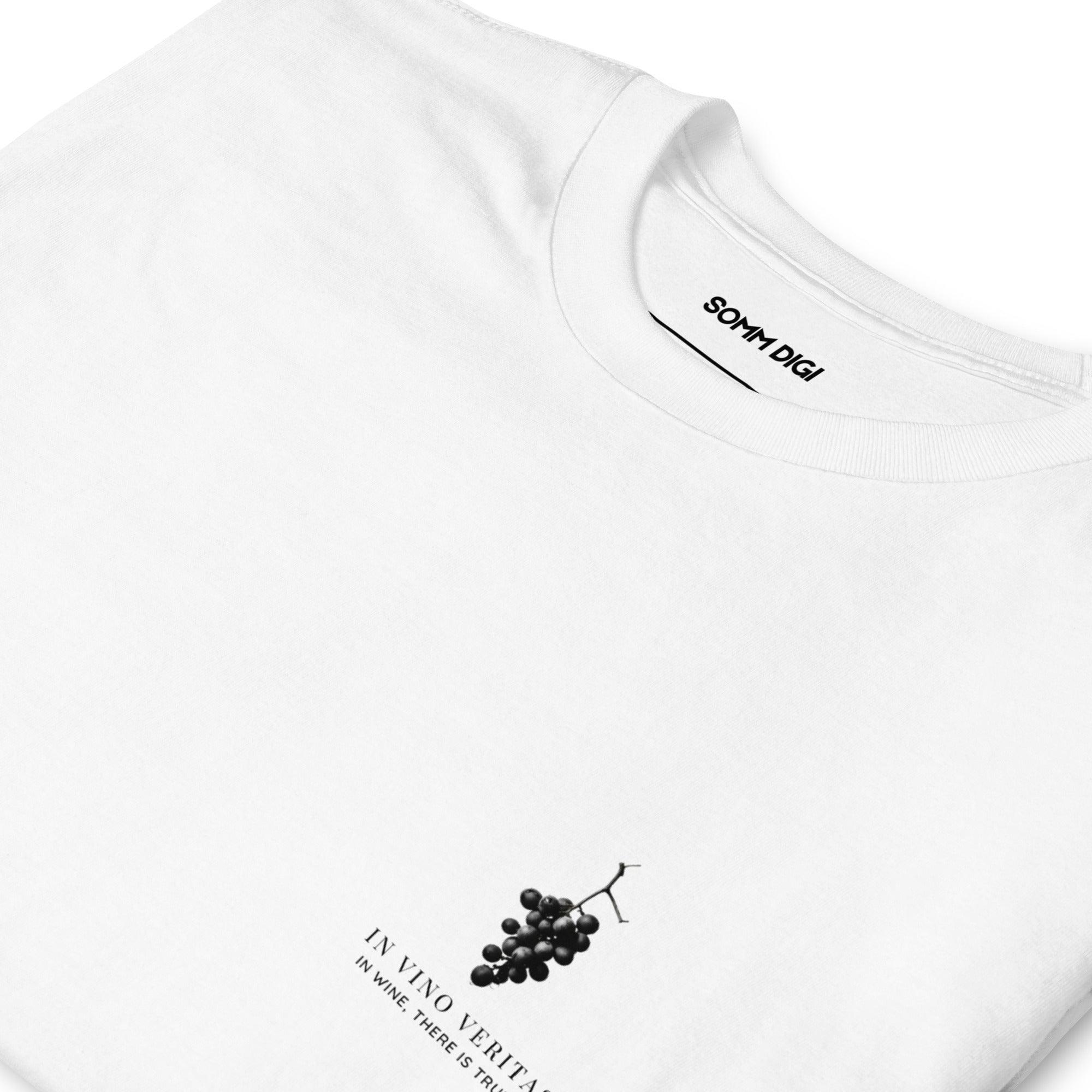 In Vino Veritas" Wine Tee - Uncomplicated Elegance - SOMM DIGI