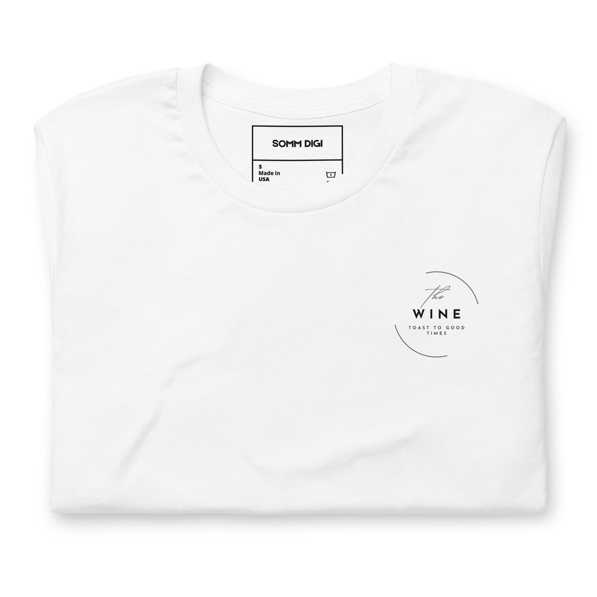 Elegant 'Wine Time' Unisex Tee - Savor Every Moment - SOMM DIGI