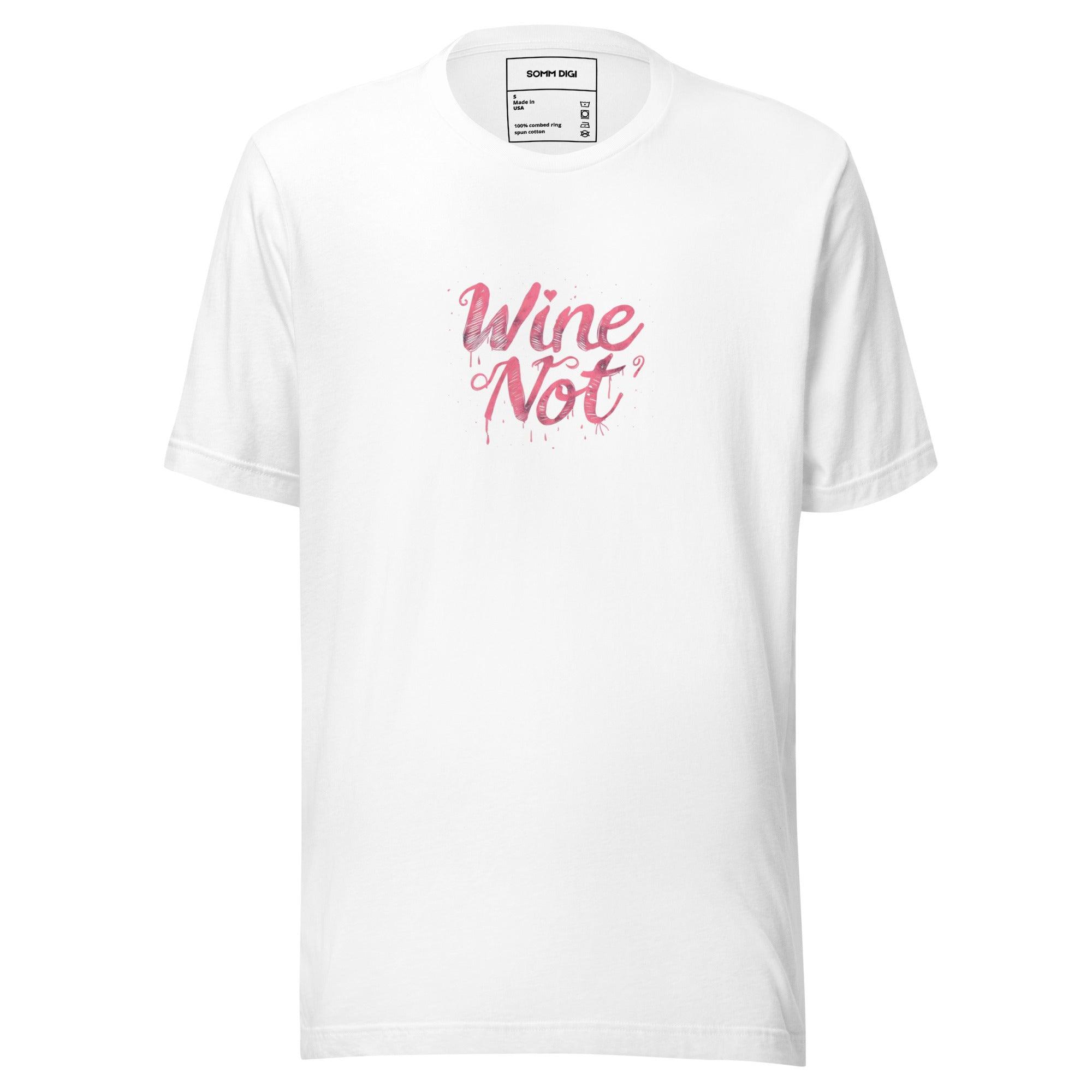 Unisex wine t-shirt - SOMM DIGI