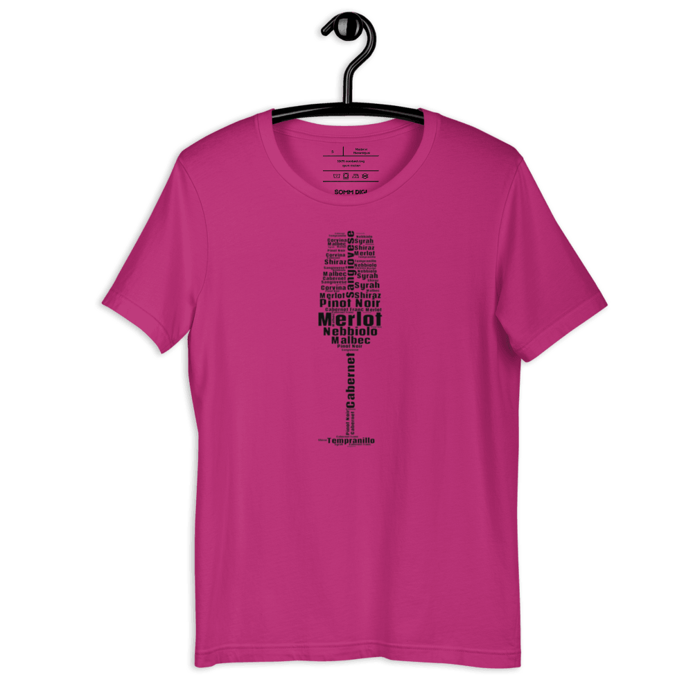 Grapes Unisex t-shirt - SOMM DIGI