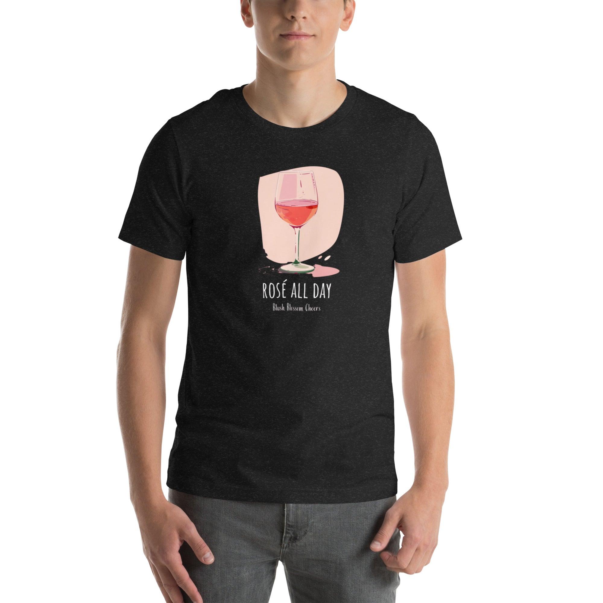 Rosé All Day T-Shirt – Sip in Style - SOMM DIGI