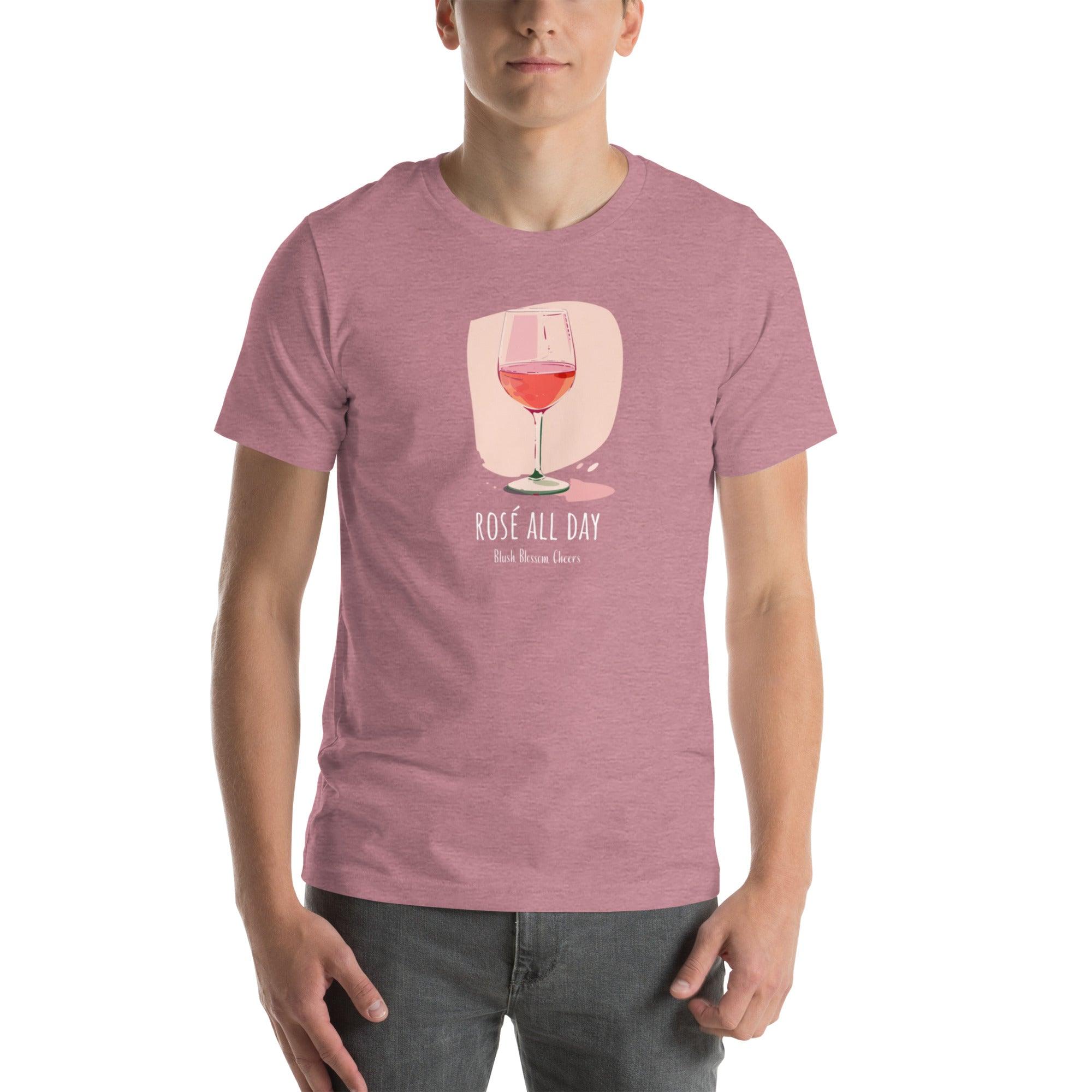 Rosé All Day T-Shirt – Sip in Style - SOMM DIGI