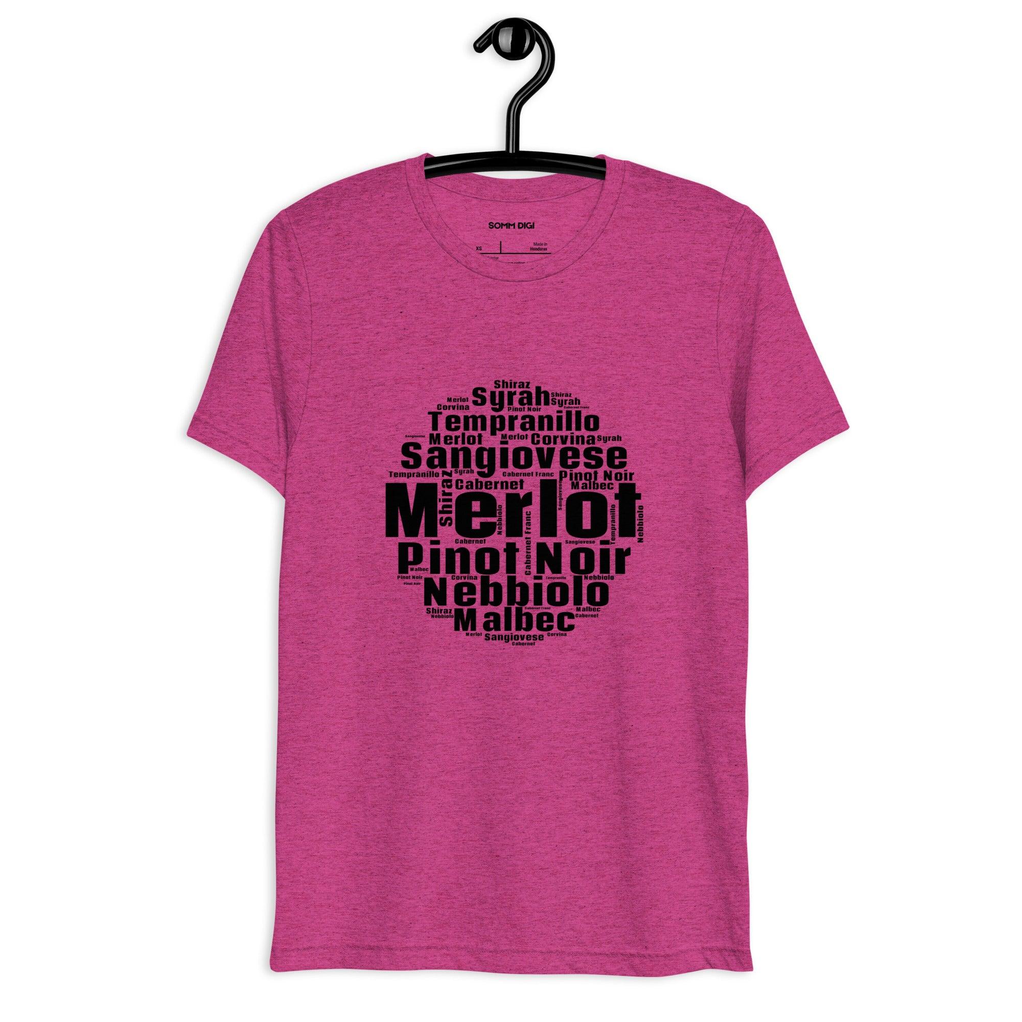 Red Grape Short sleeve t-shirt - SOMM DIGI