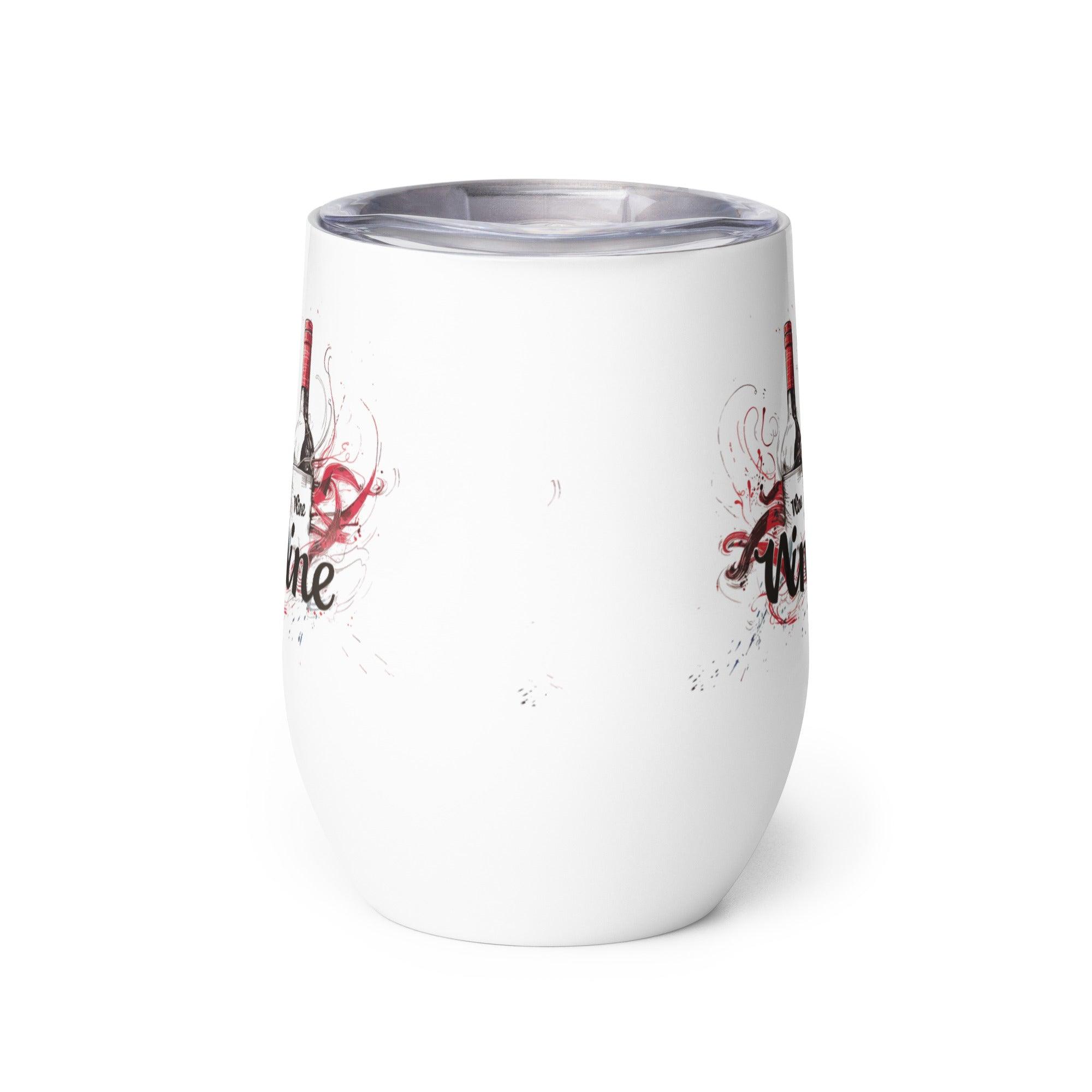 Time for Wine - Artistic Stainless Steel Wine Tumbler - SOMM DIGI